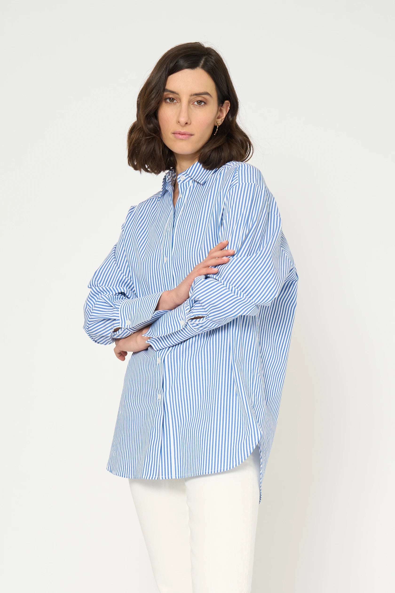 CHEMISE REJANE - BLEU STRIPES
