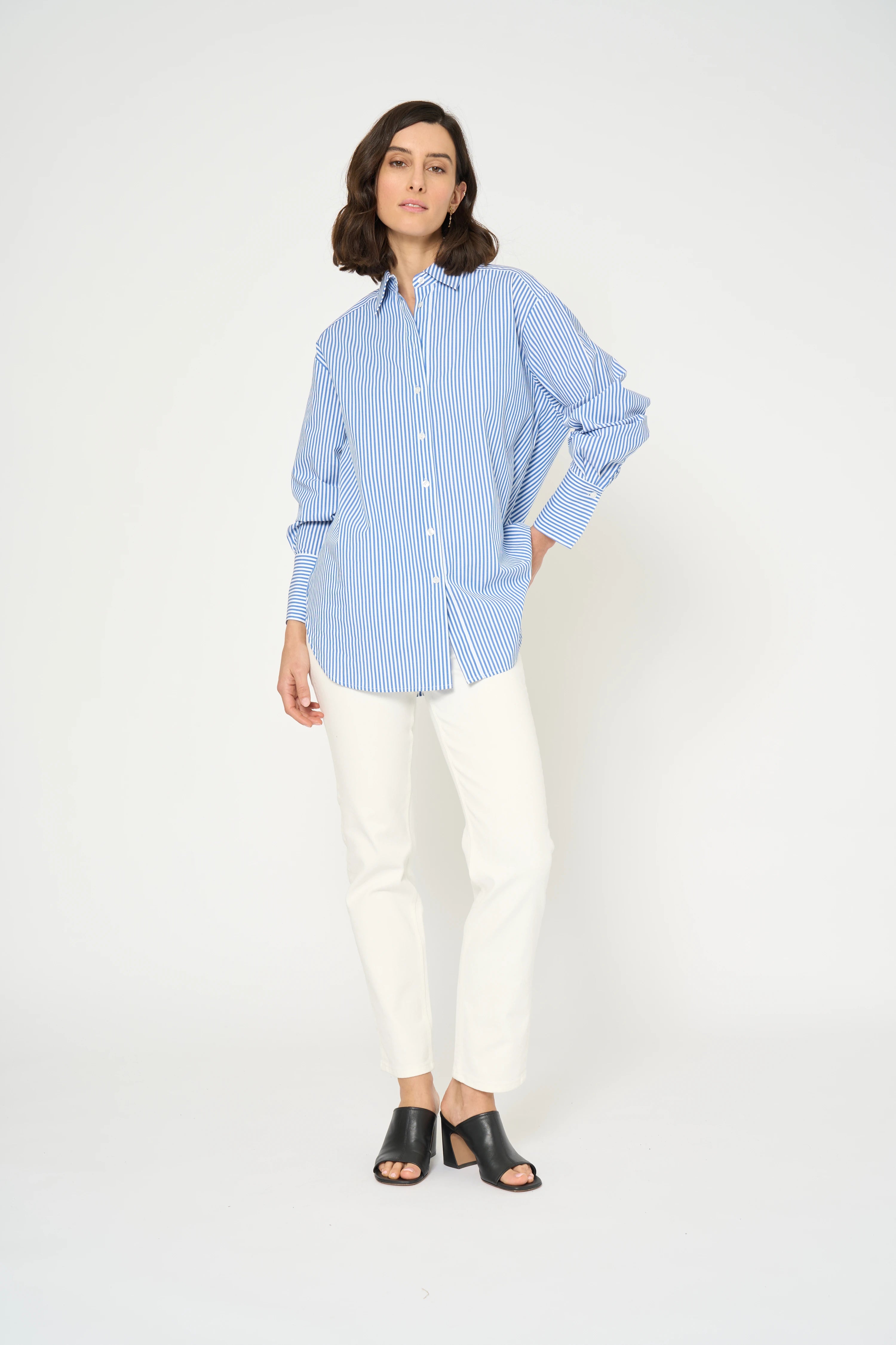 CHEMISE REJANE - BLEU STRIPES