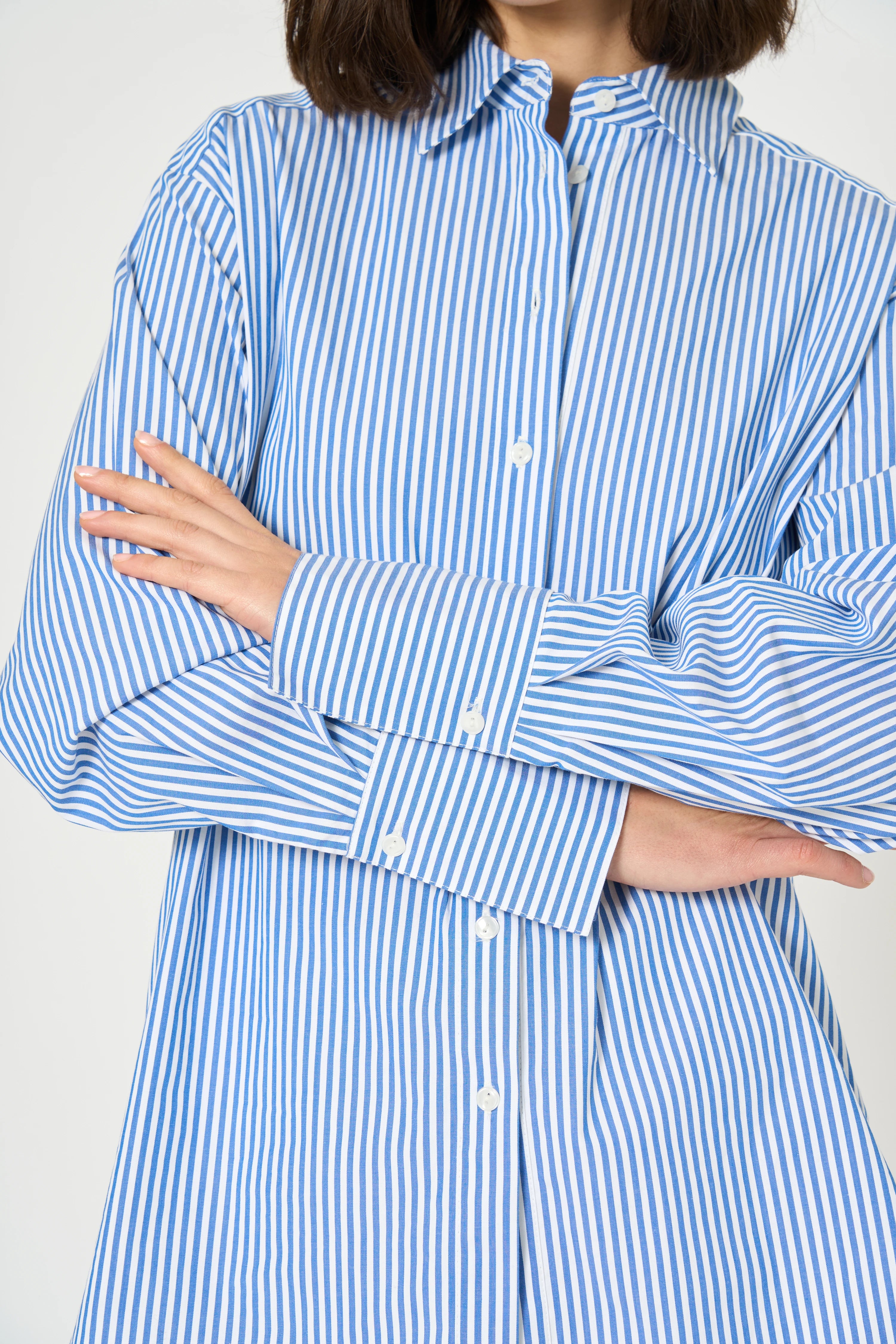 CHEMISE REJANE - BLEU STRIPES