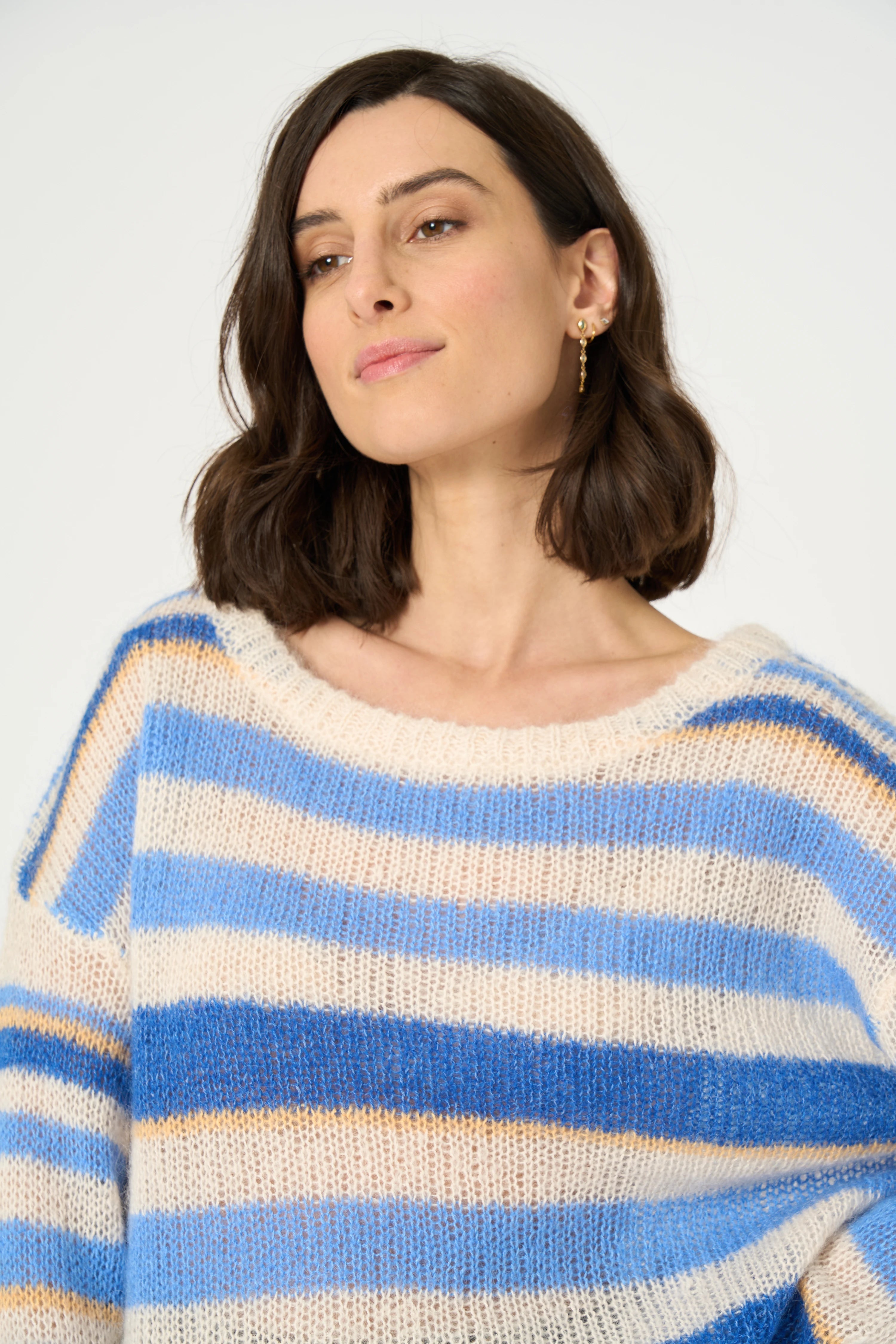 PULL MONA - WHITE BLUE