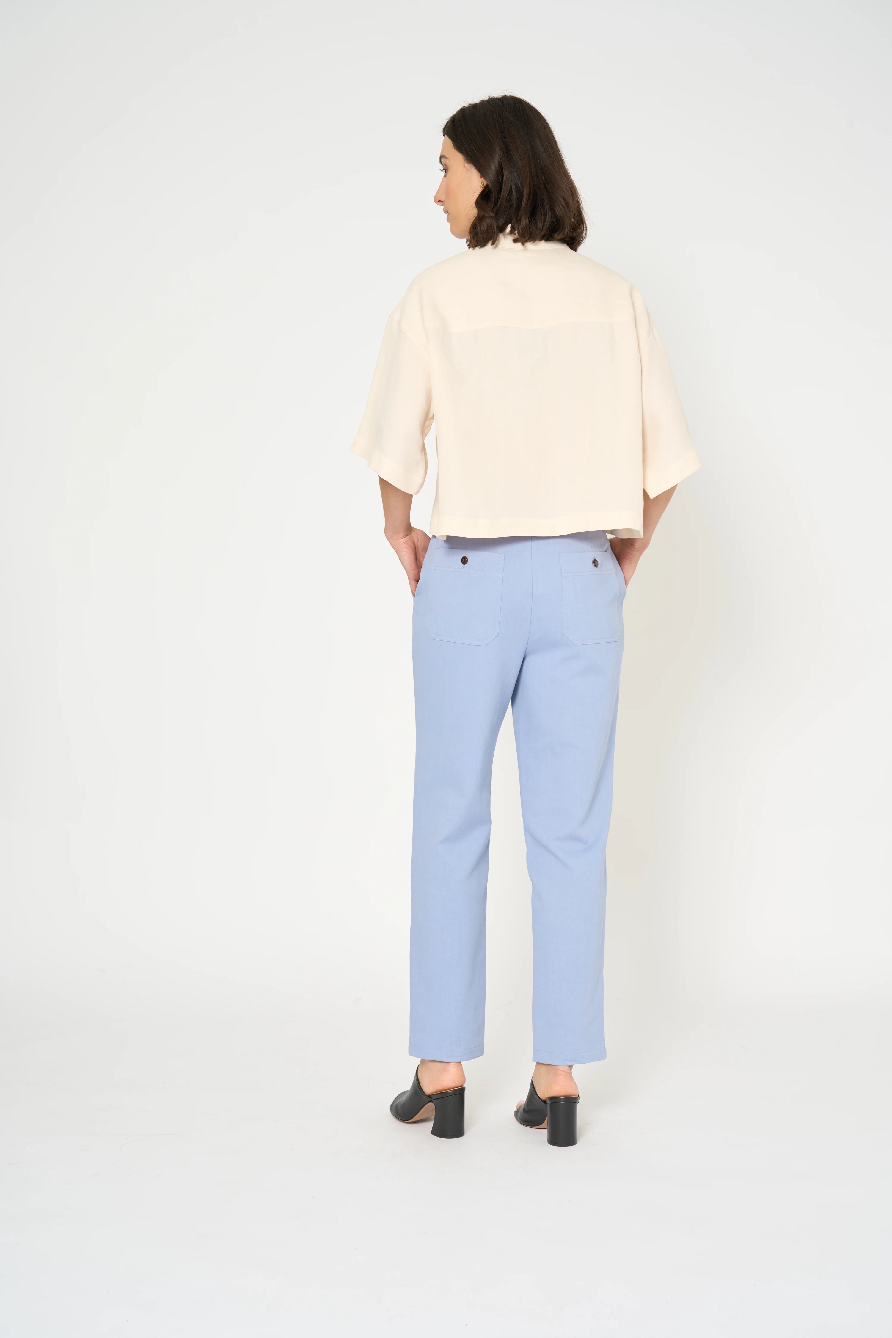 CHEMISE PANDOUR - BLANC CASSE