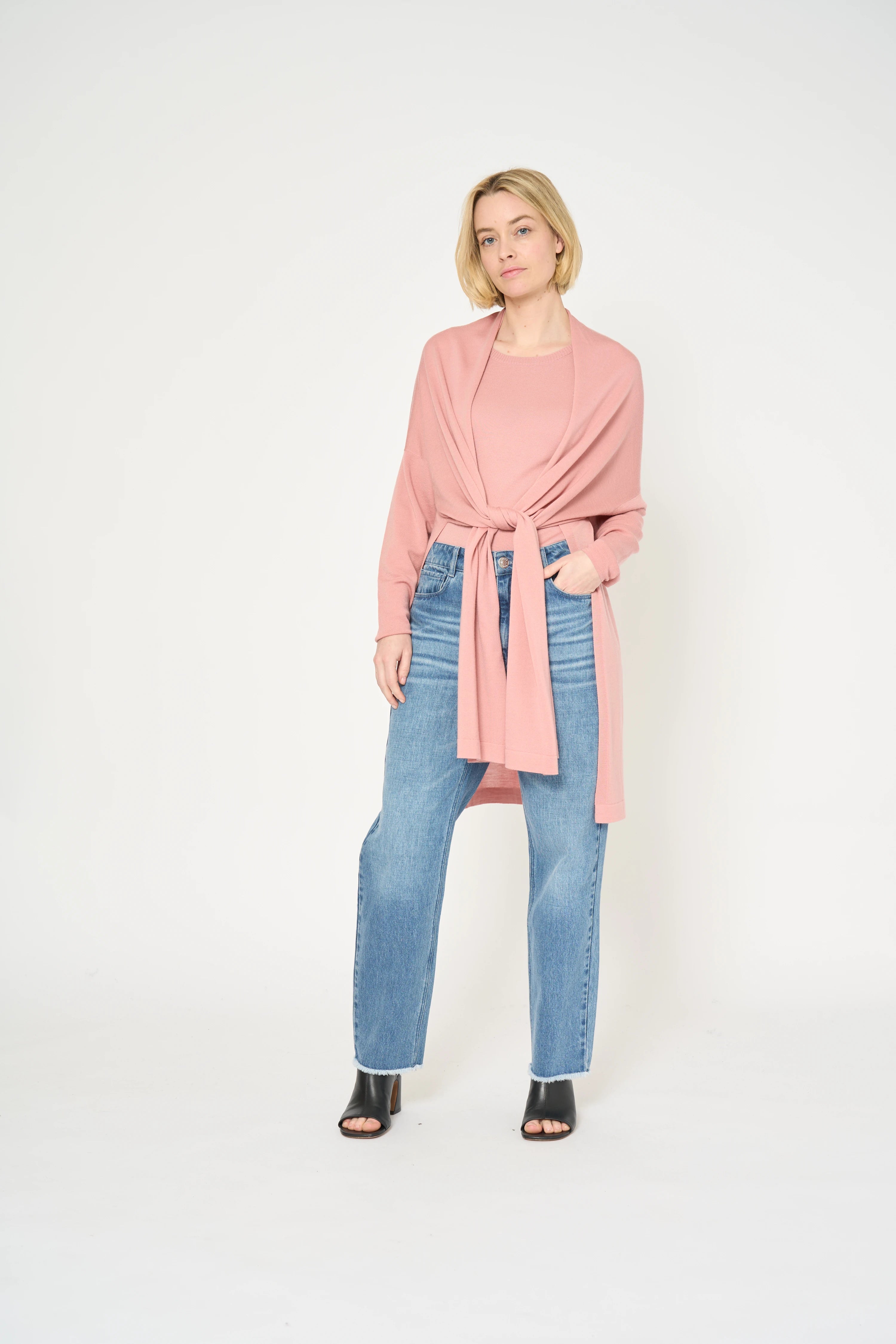GILET MARC - ROSE TENDRE