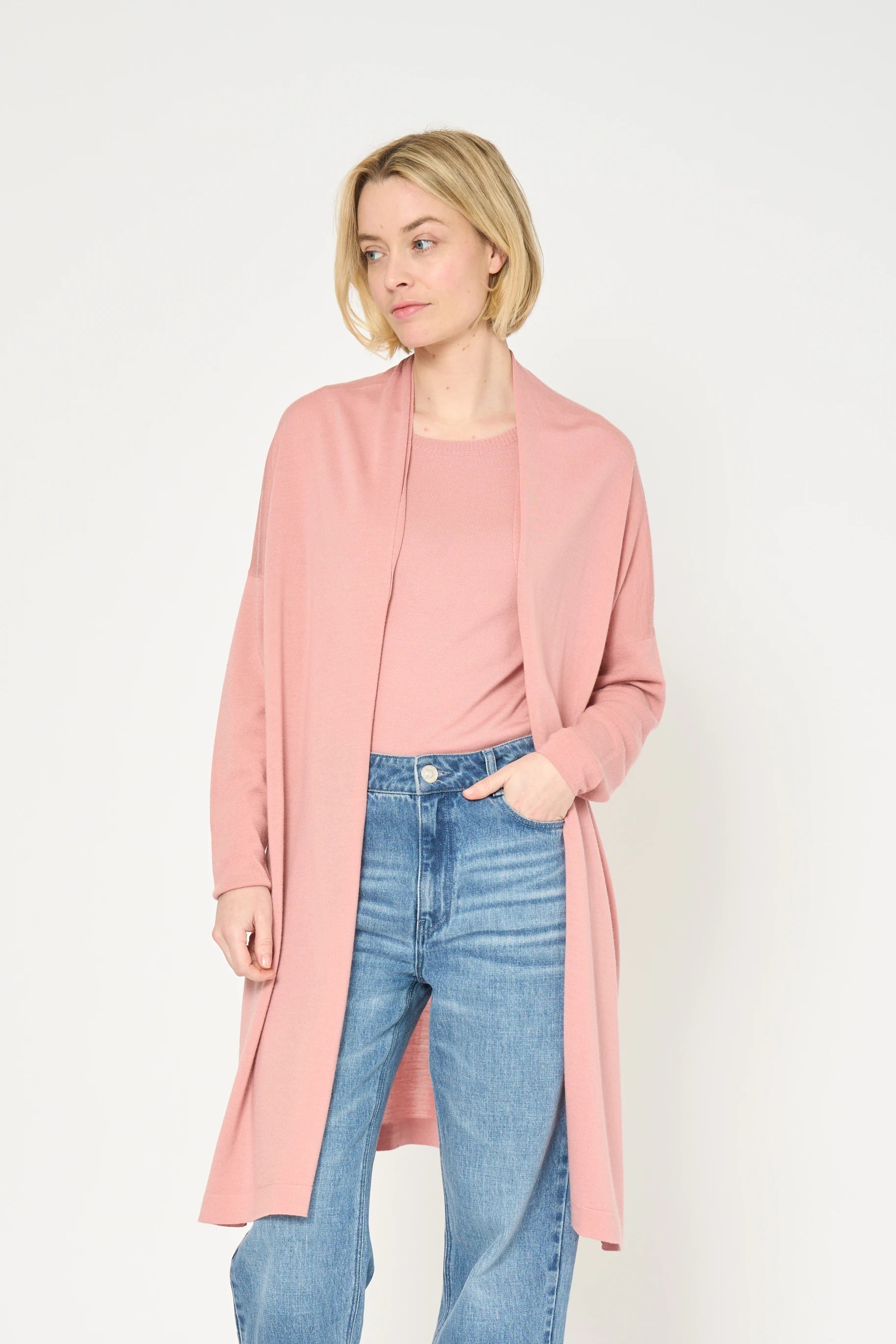 GILET MARC - ROSE TENDRE