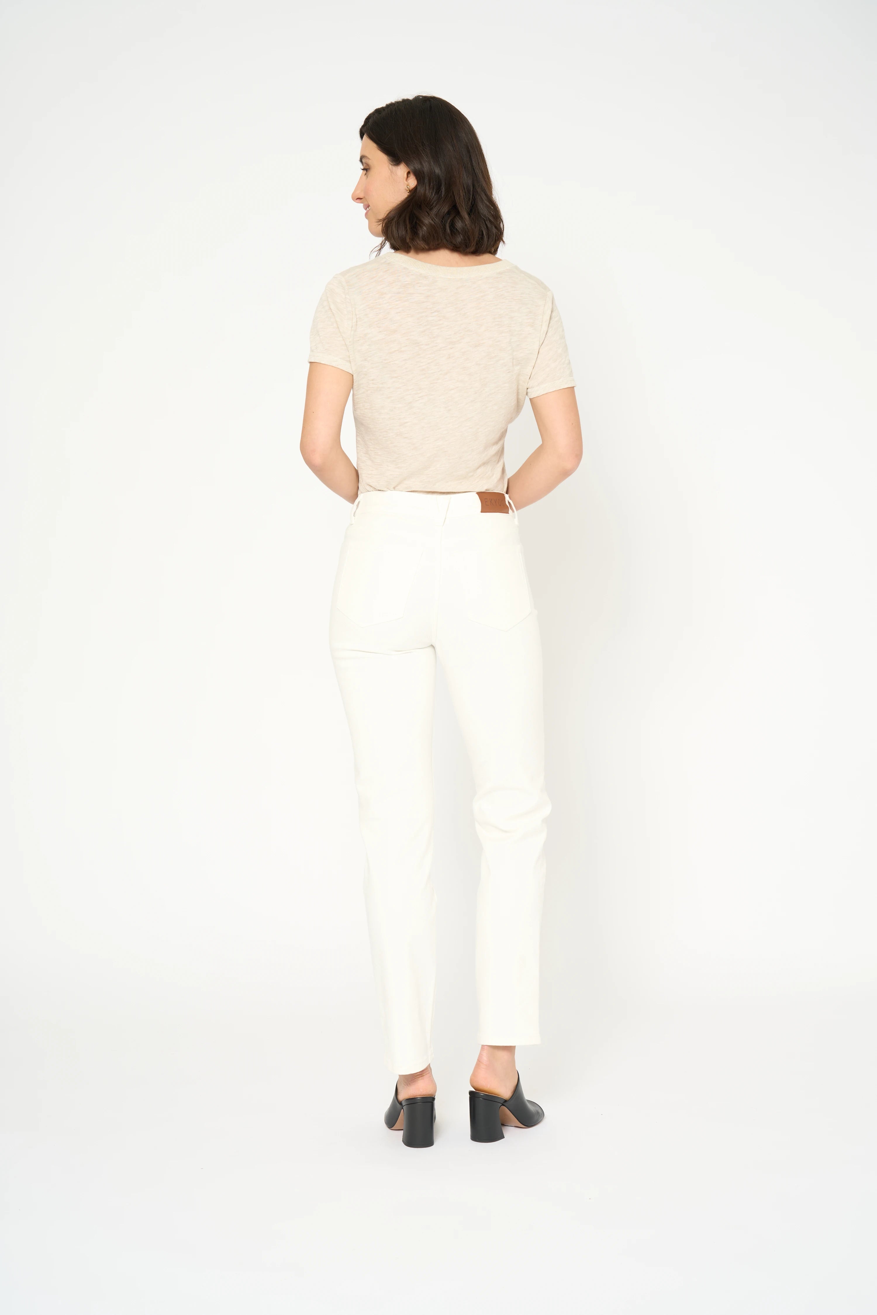 TSHIRT TYA - BEIGE CHINE