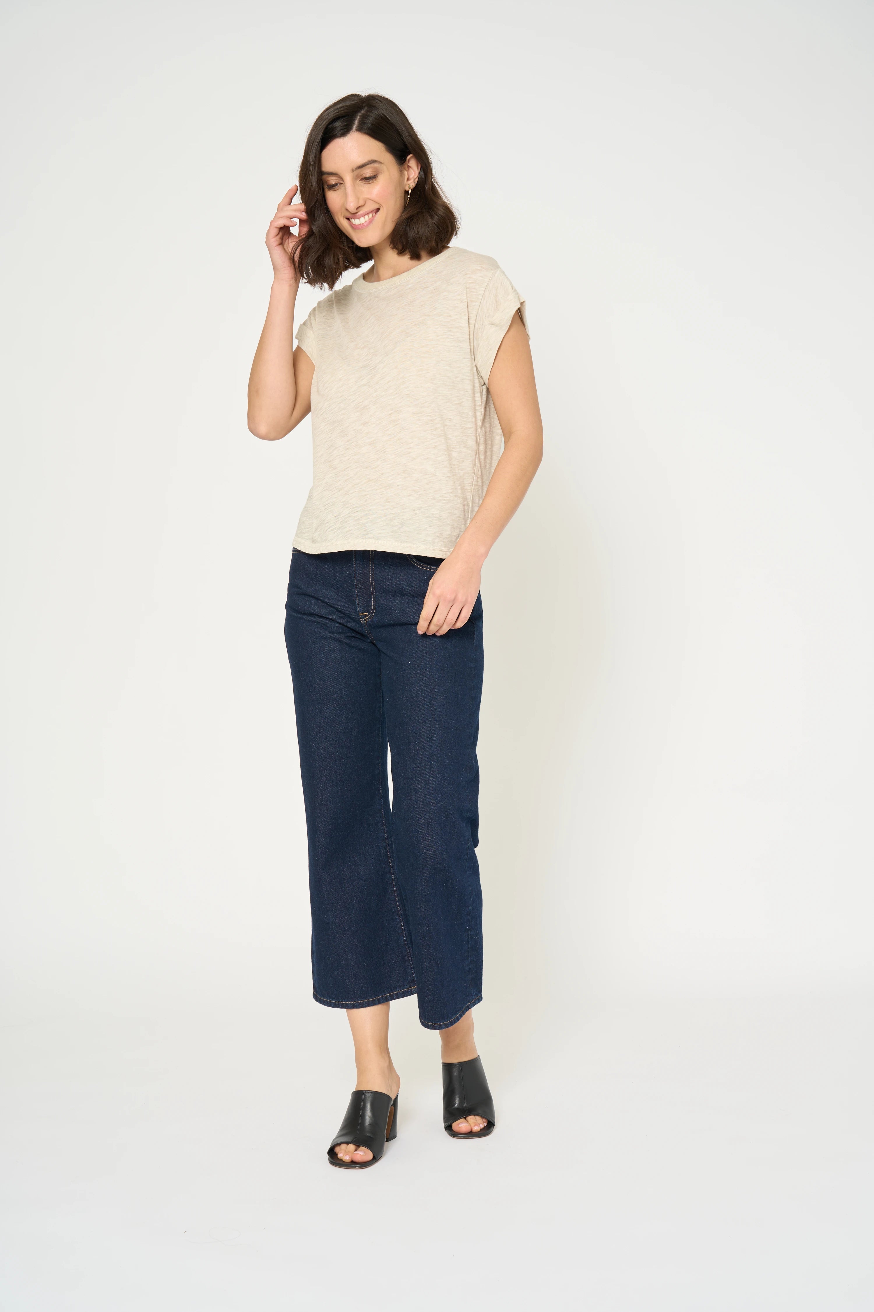TSHIRT TYLER - BEIGE CHINE
