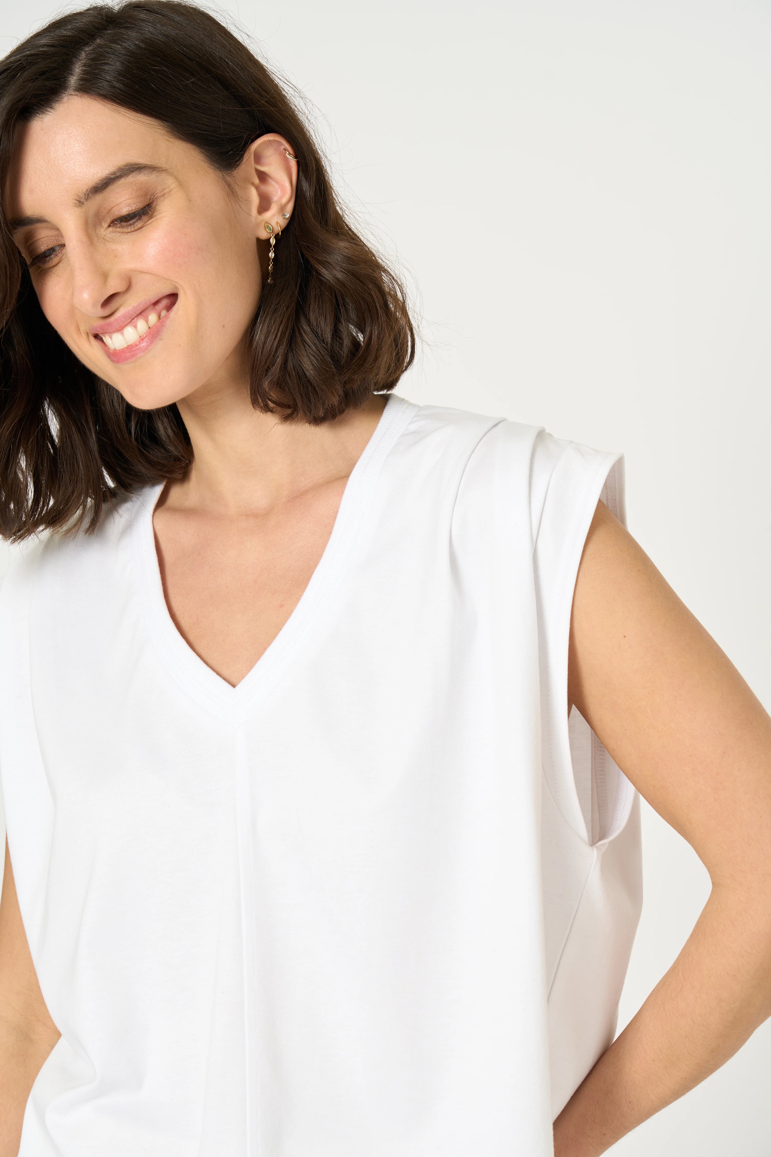 TSHIRT TANIS - BLANC