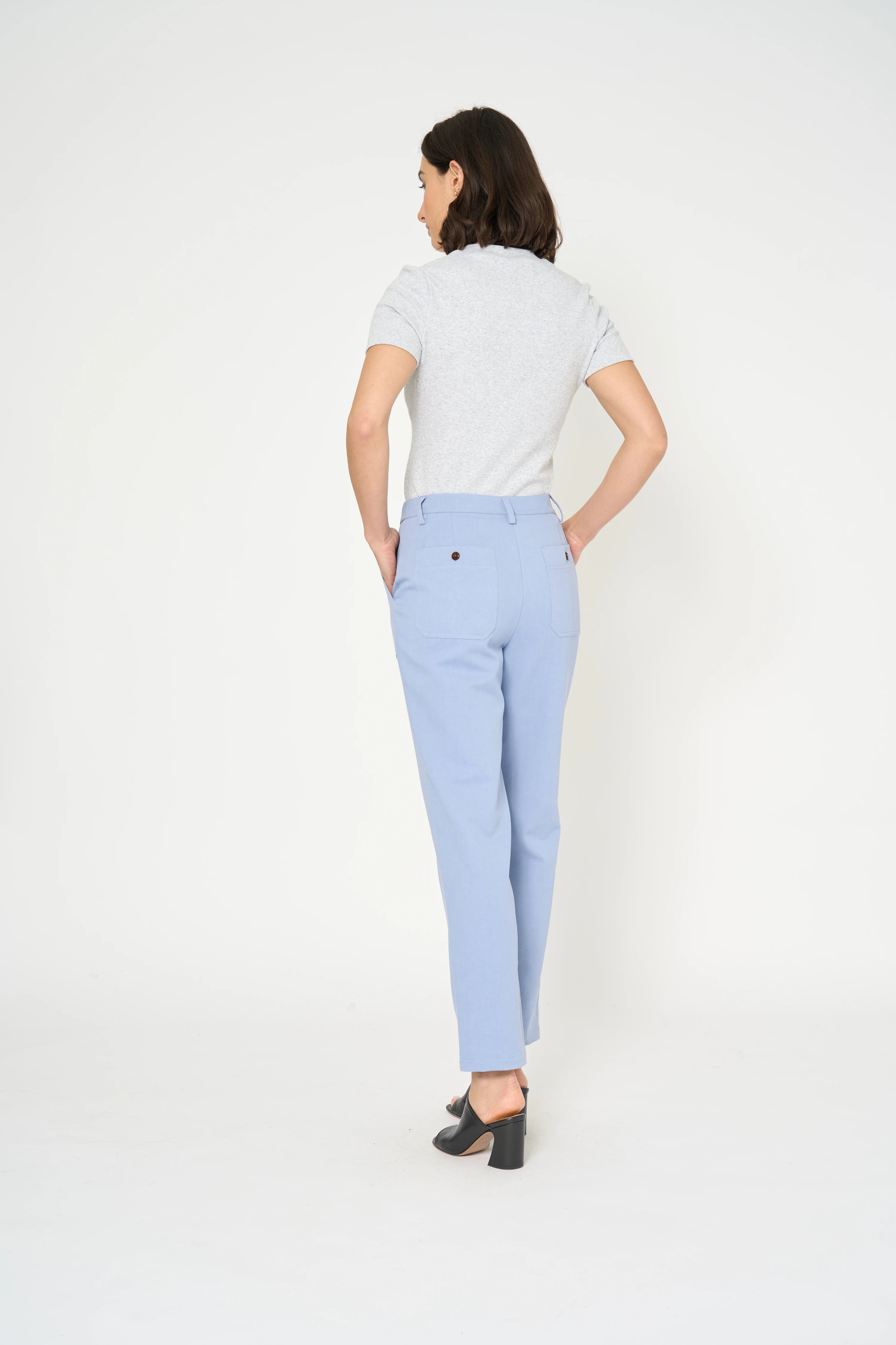 PANTALON RYLESA - BLEU GRIS