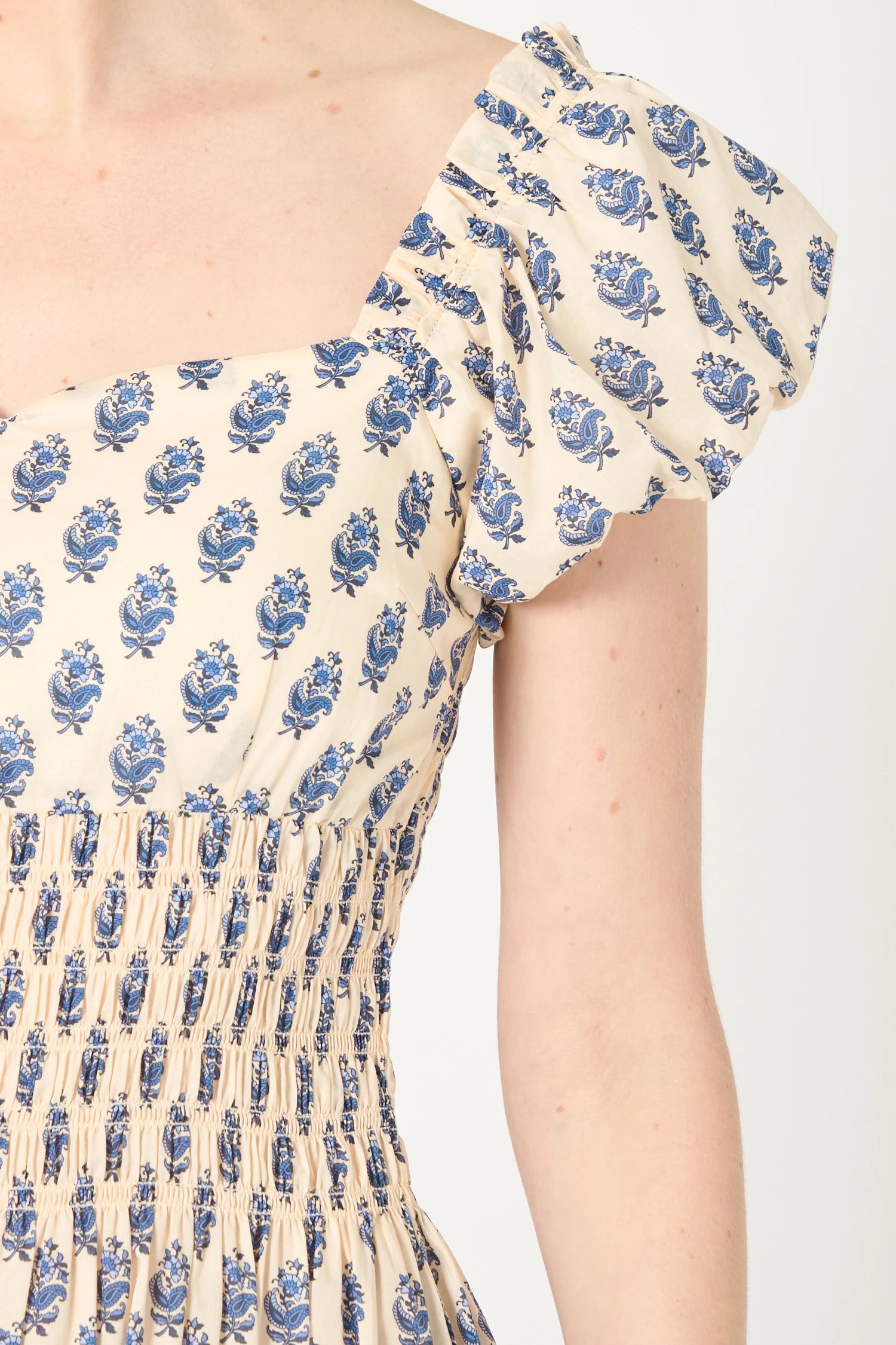 ROBE SOAN - PRINT PROVENCE BLUE