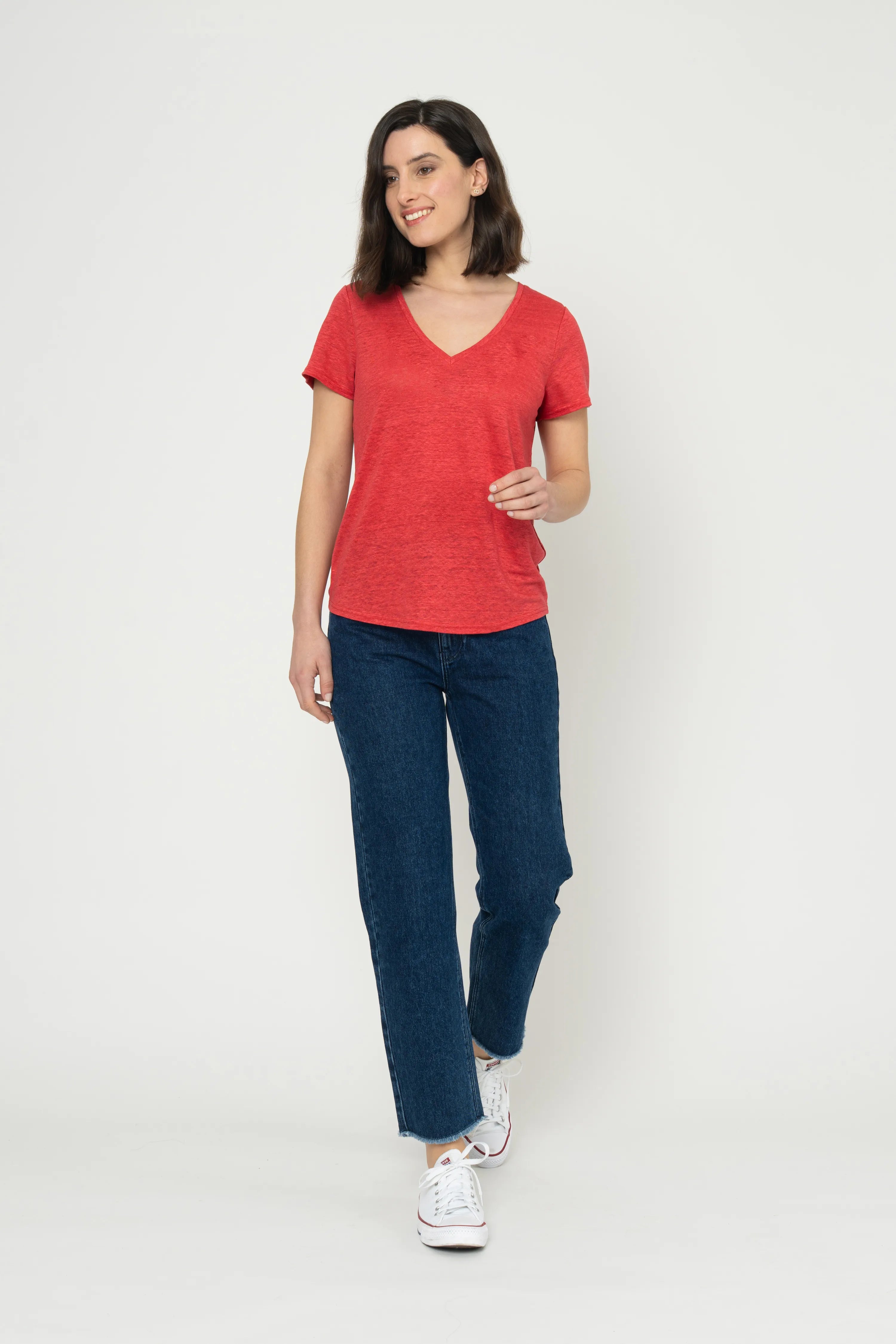 TSHIRT TANISHA - CARMIN