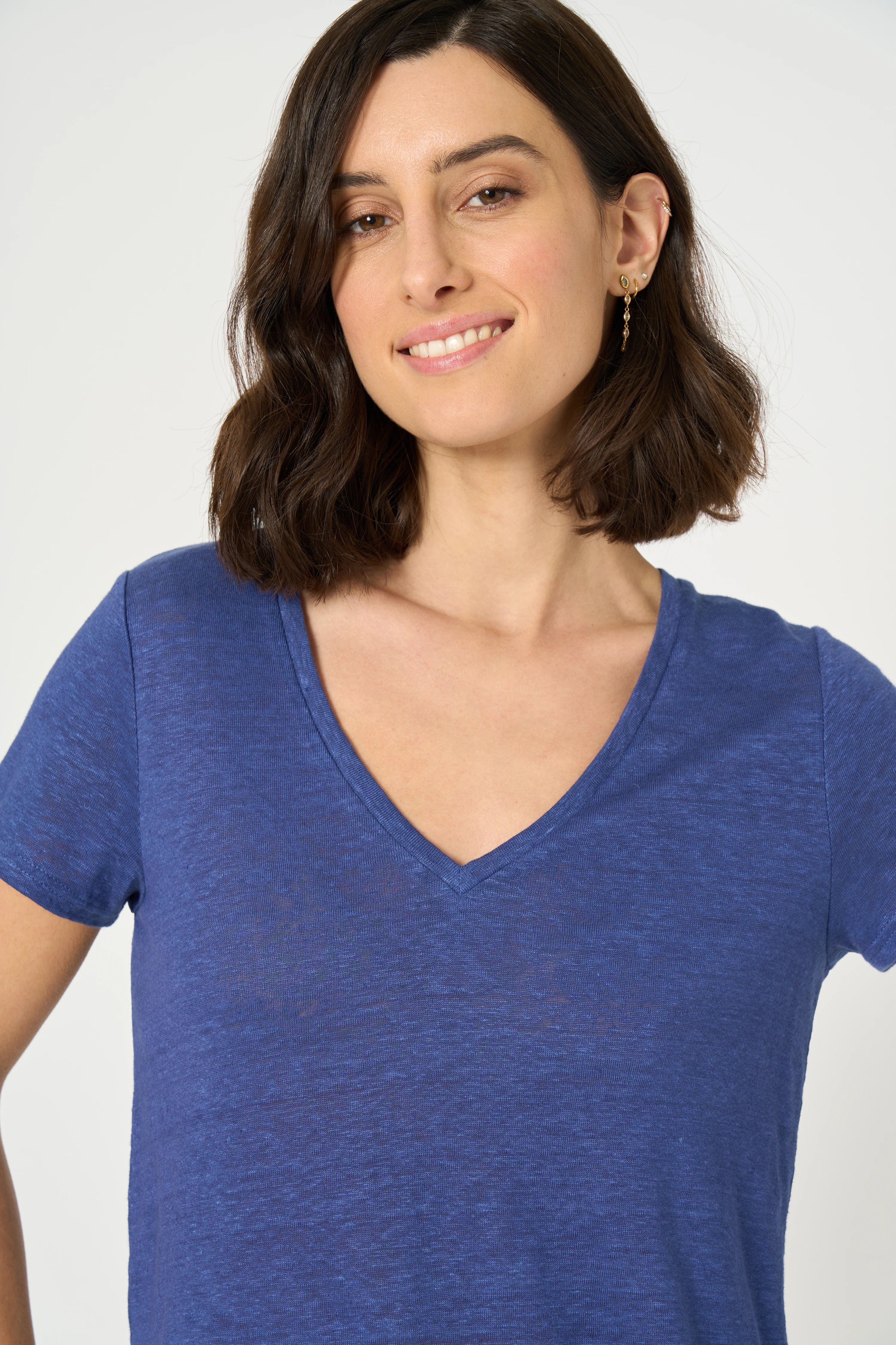 TSHIRT TANISHA - BLEU ROI