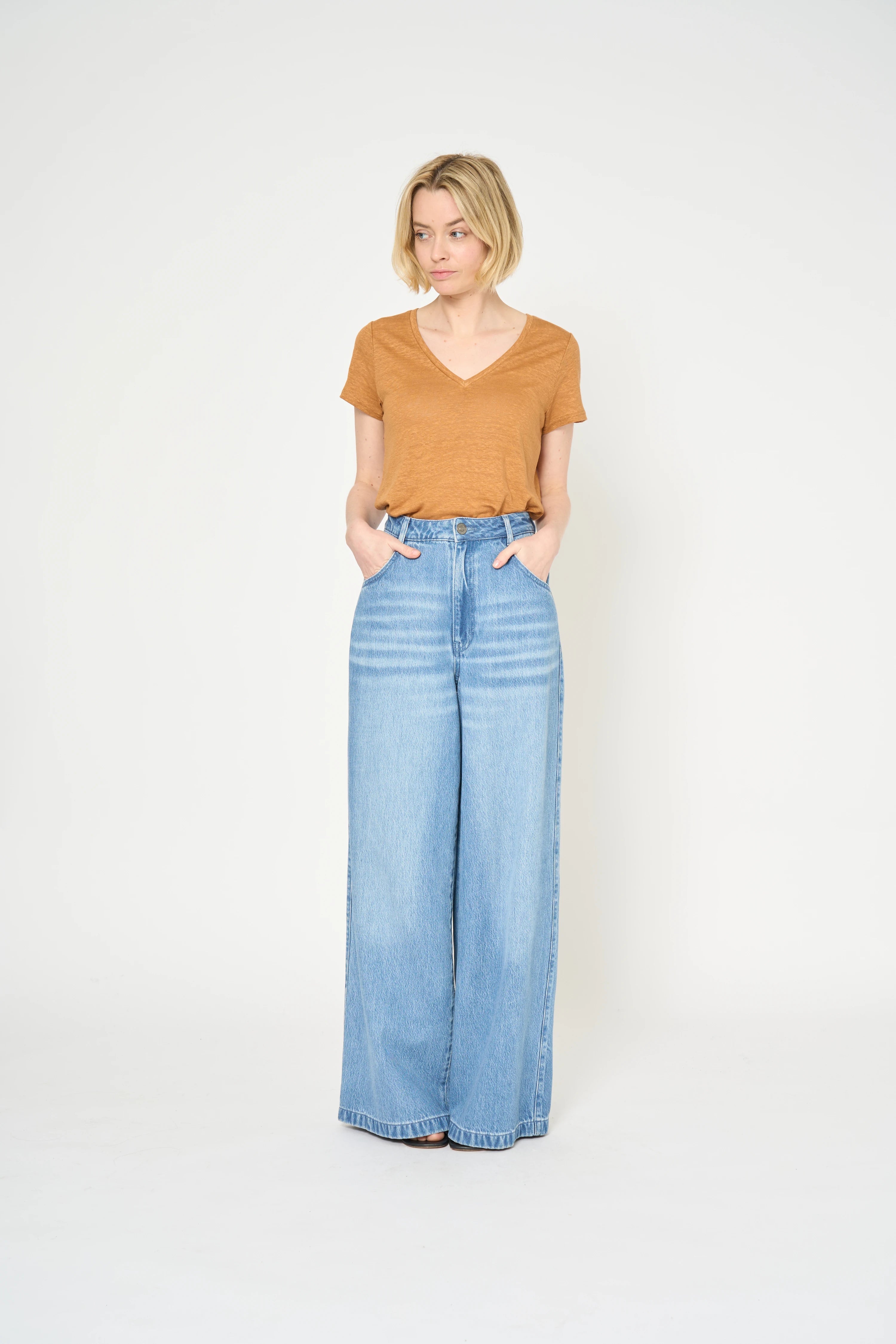 TSHIRT TANISHA - CAMEL
