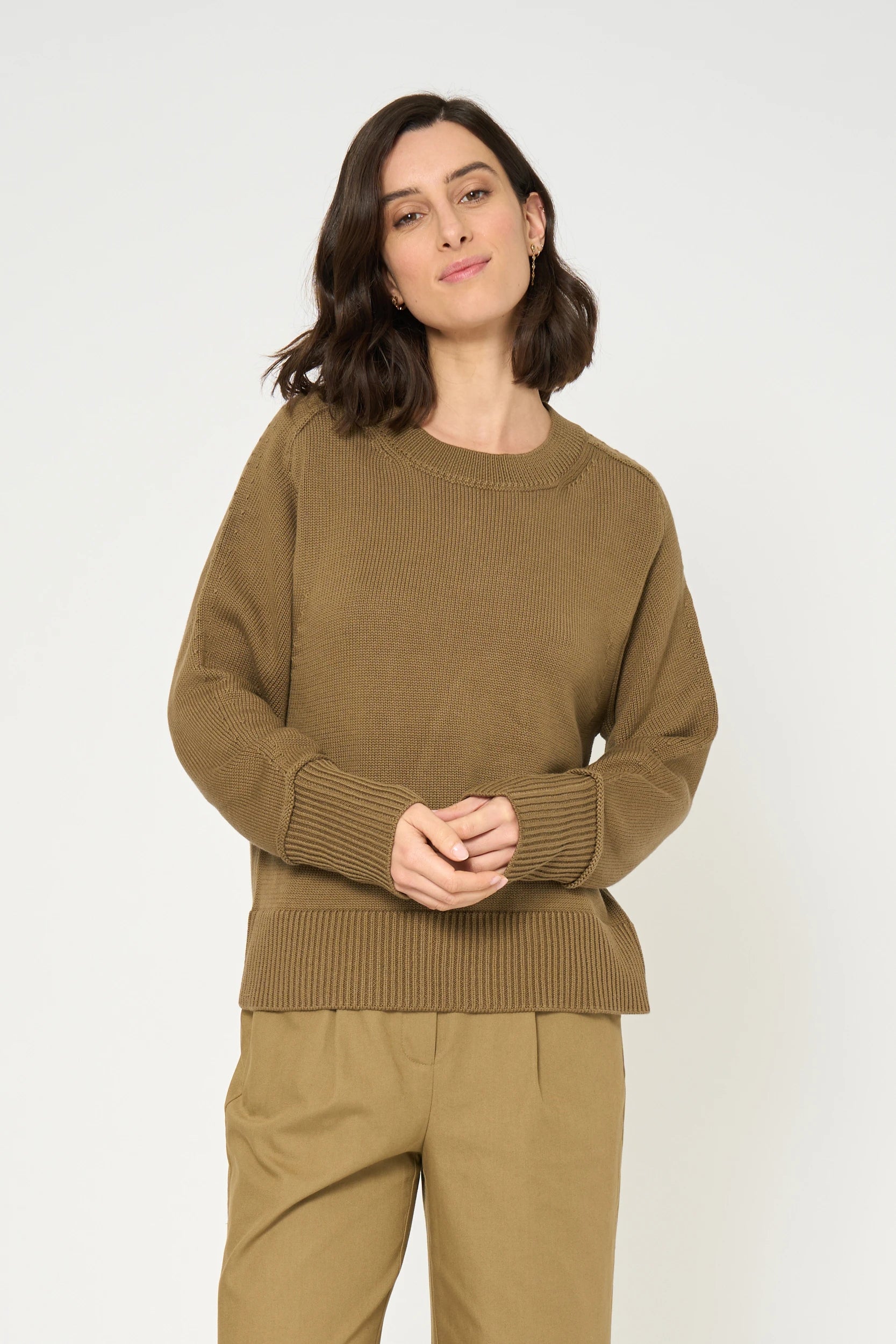 LOLA SWEATER - KHAKI