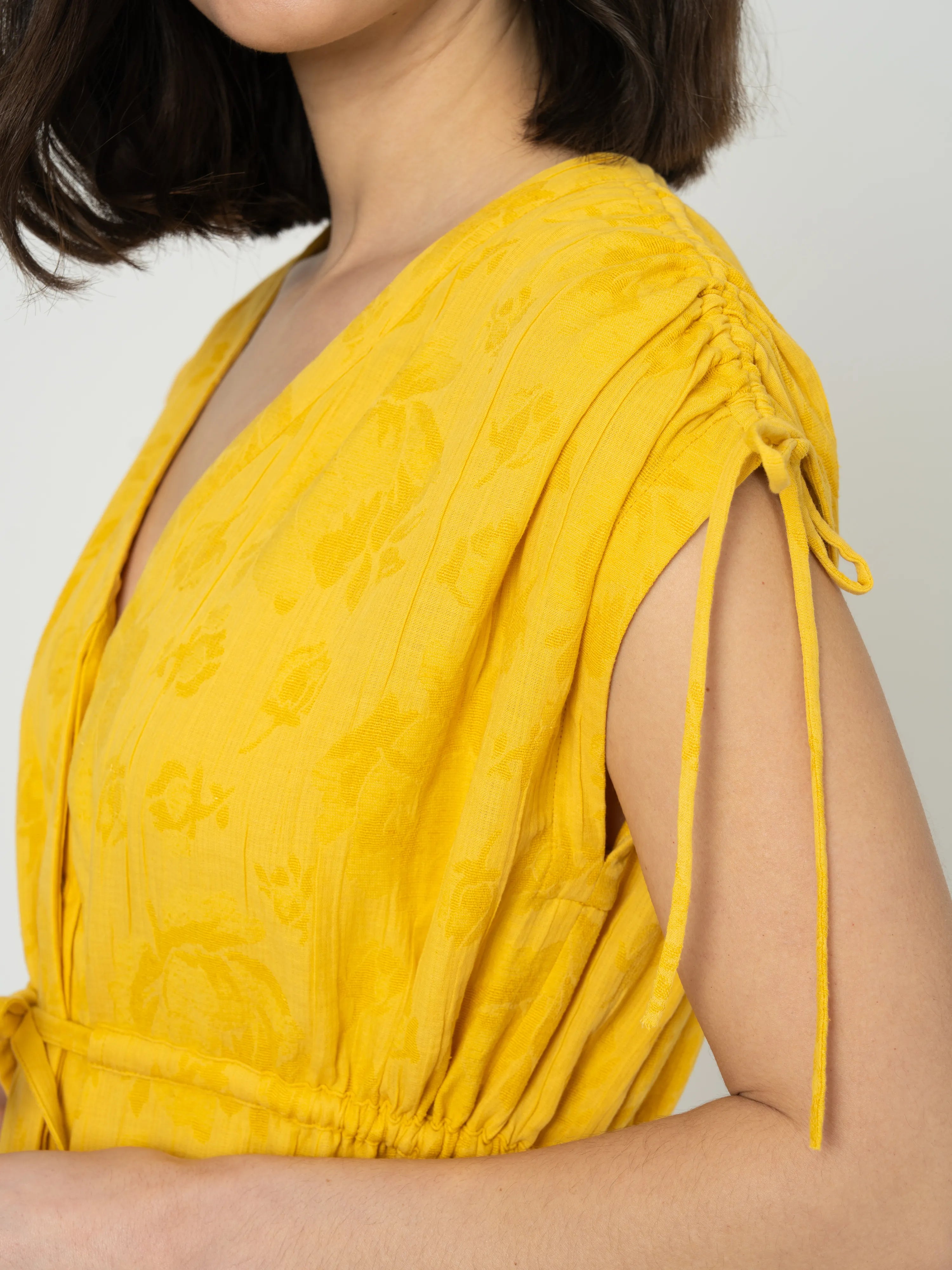 ROBE ANNAELLE - JAUNE