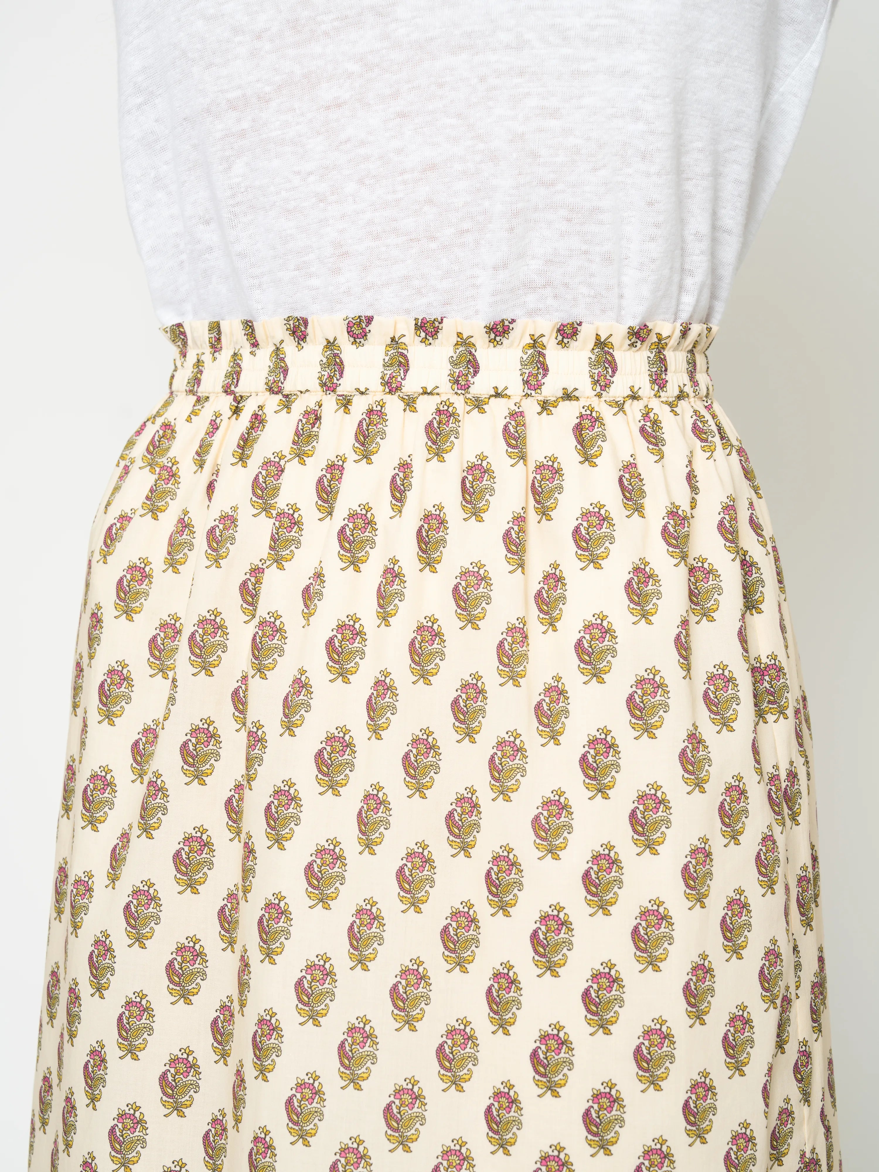 JUPE PAULINETTA - PRINT PROVENCE GOLD
