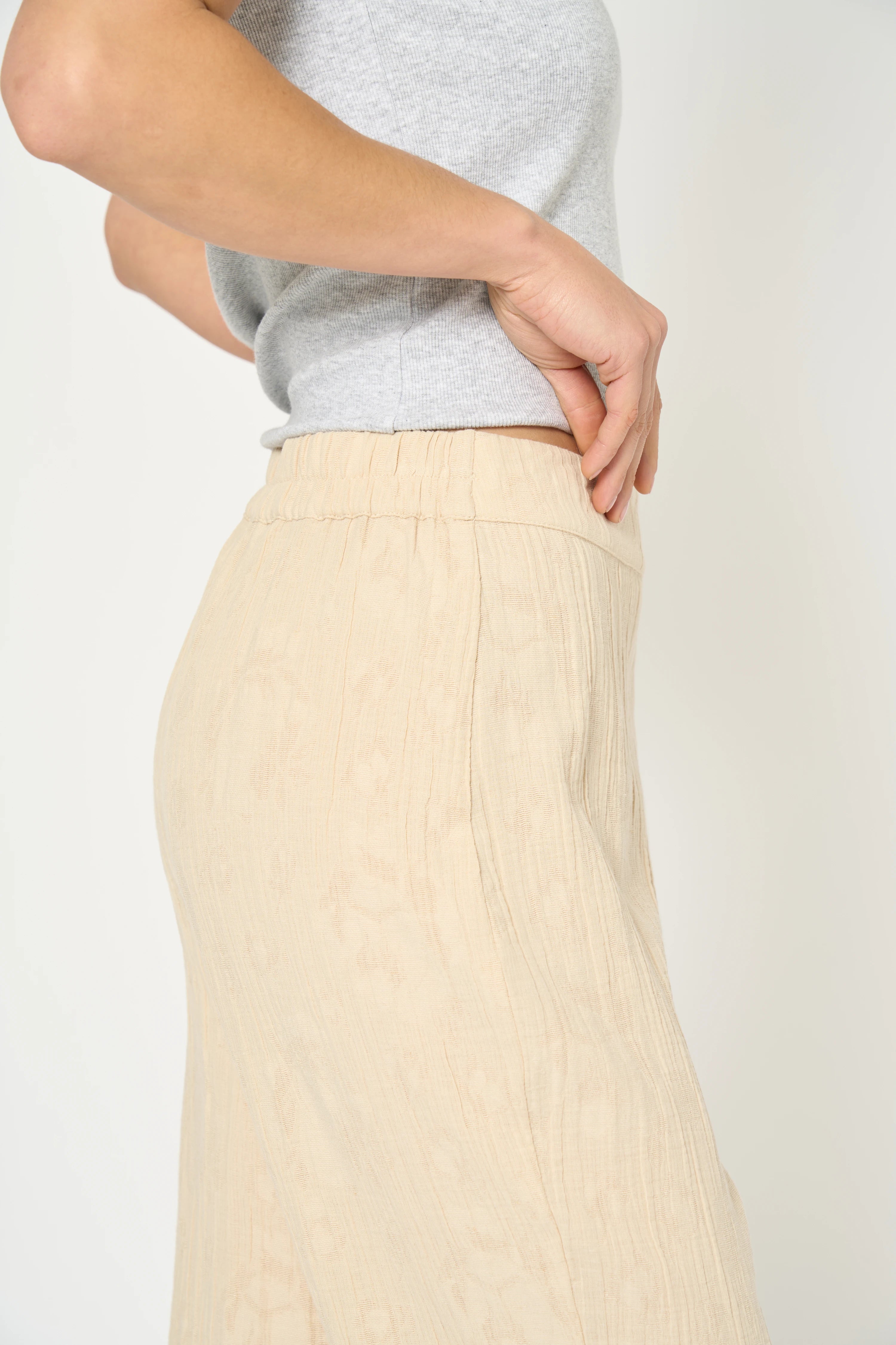 PANTALON ANIS - ARGILE