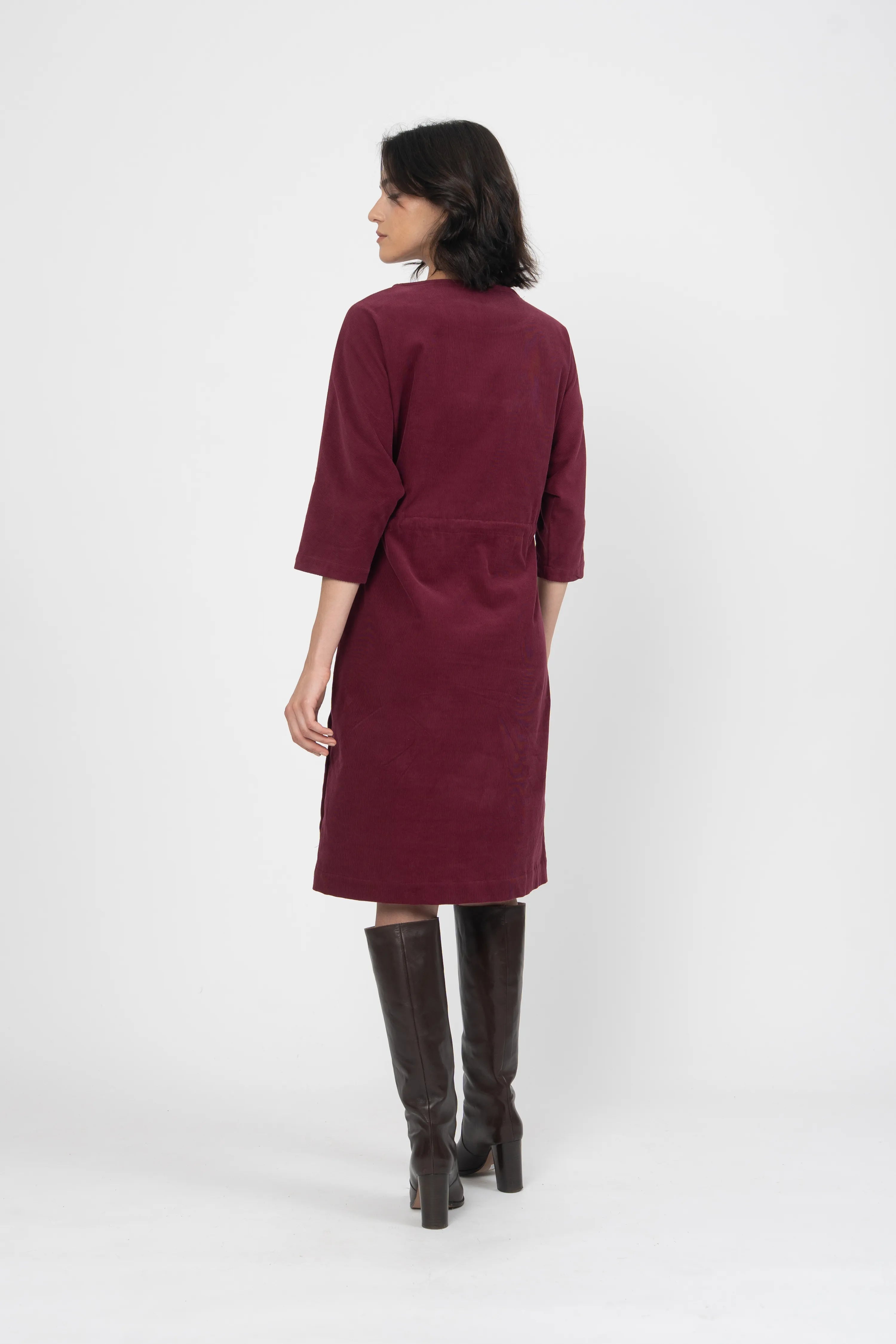 ROBE RENALDA - BURGUNDY