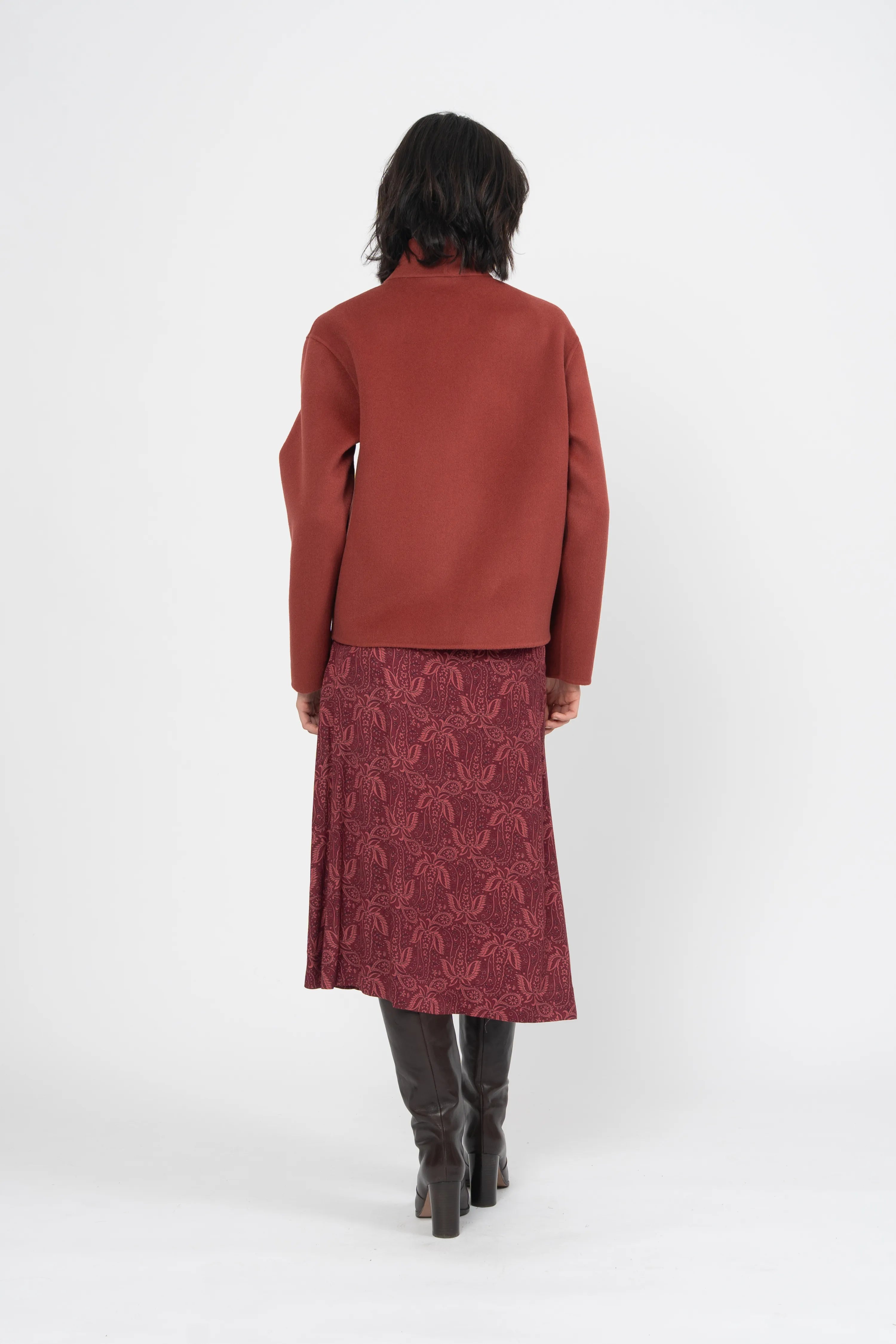 MANTEAU FLORIANE - BRIQUE