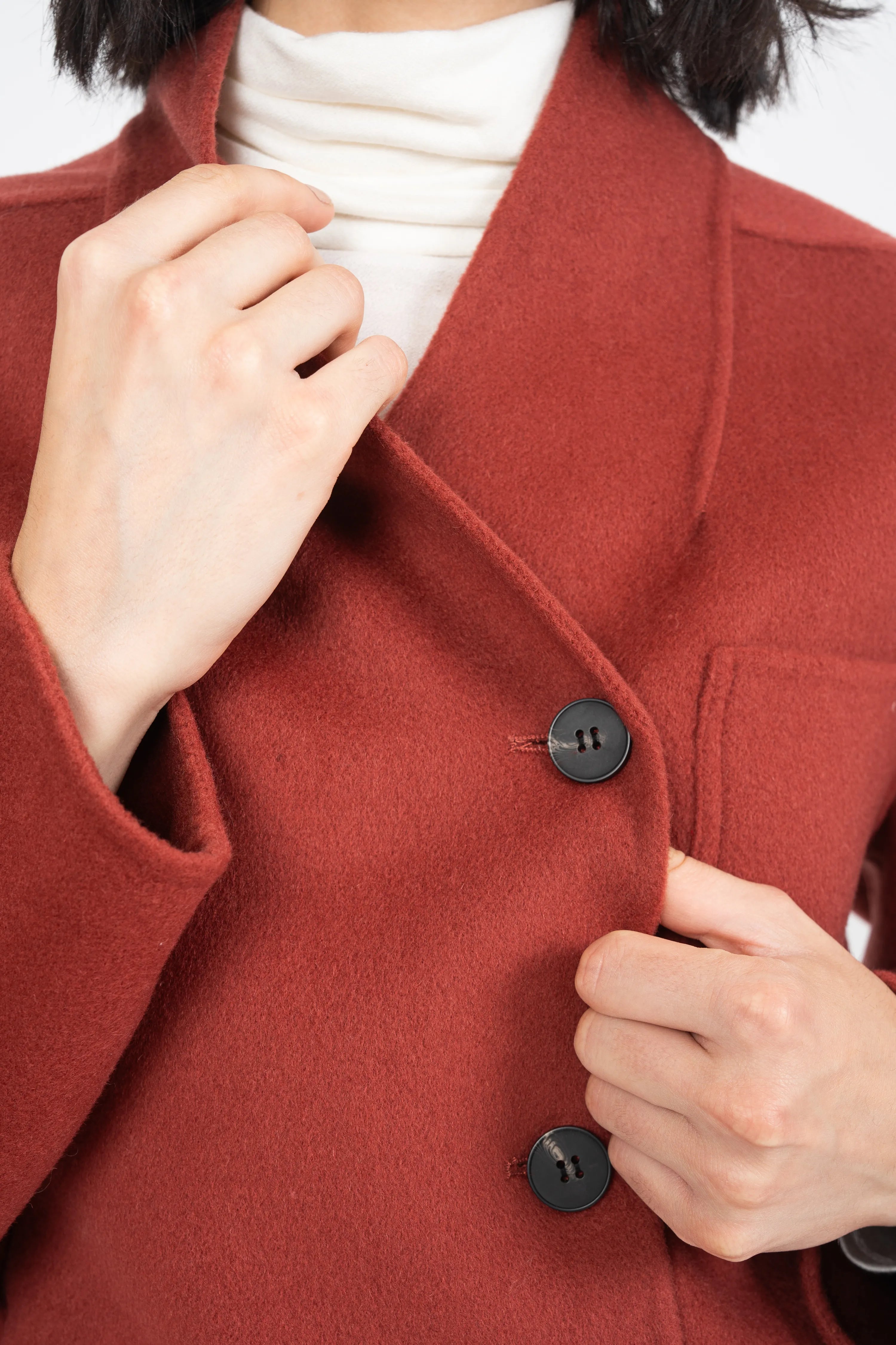MANTEAU FLORIANE - BRIQUE