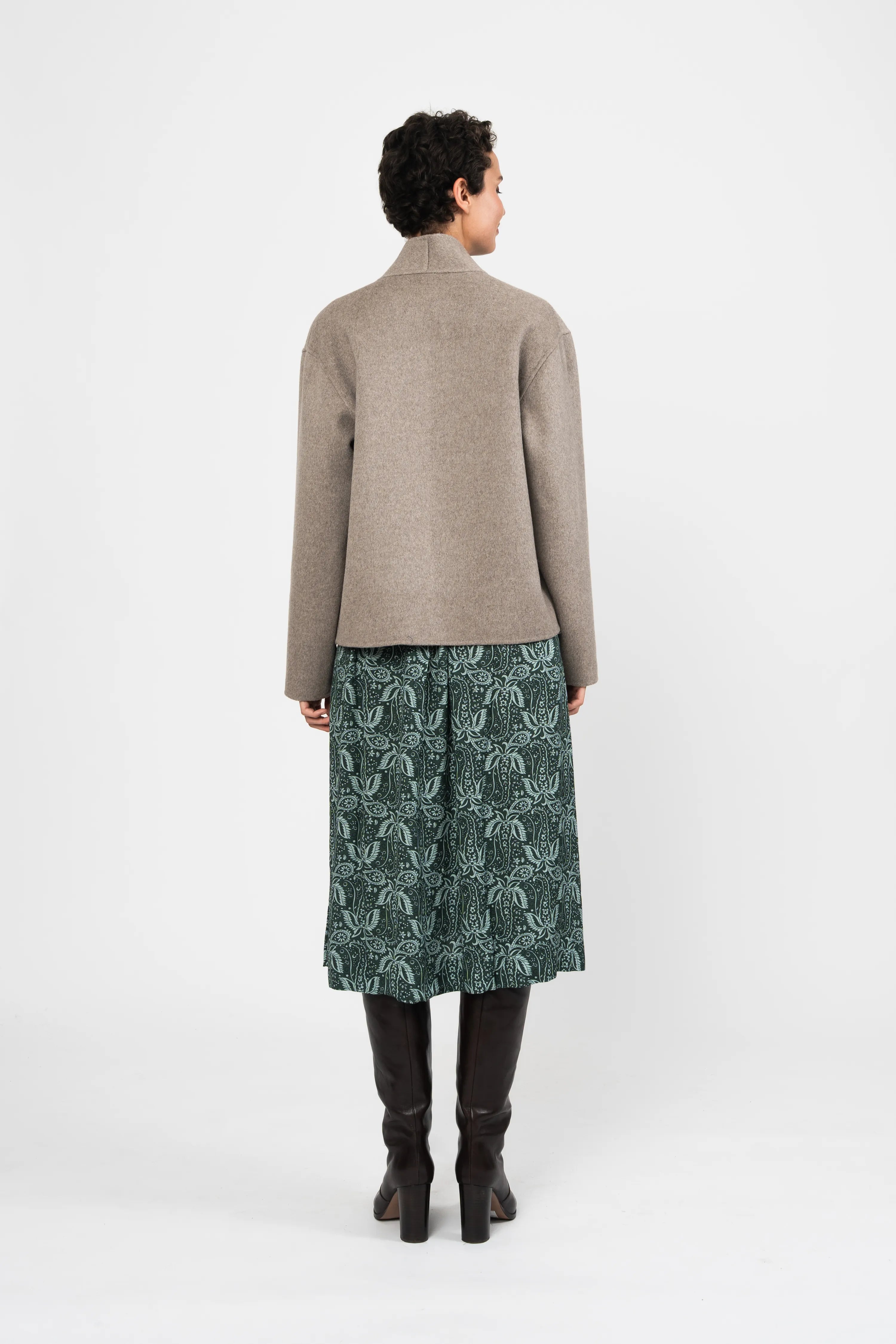 MANTEAU FLORIANE - TAUPE