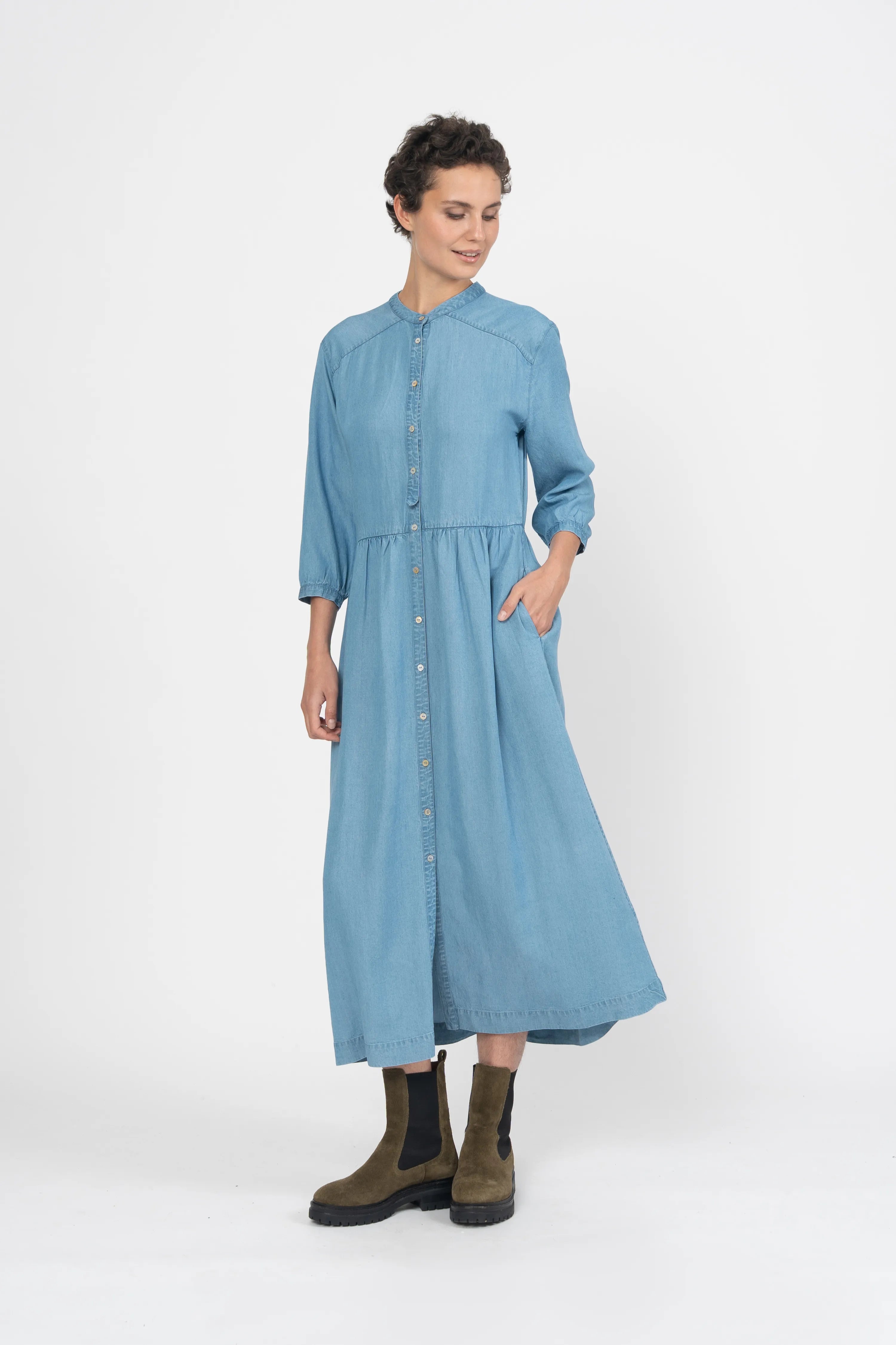 ROBE TOSCANE - STONE BLEACHED