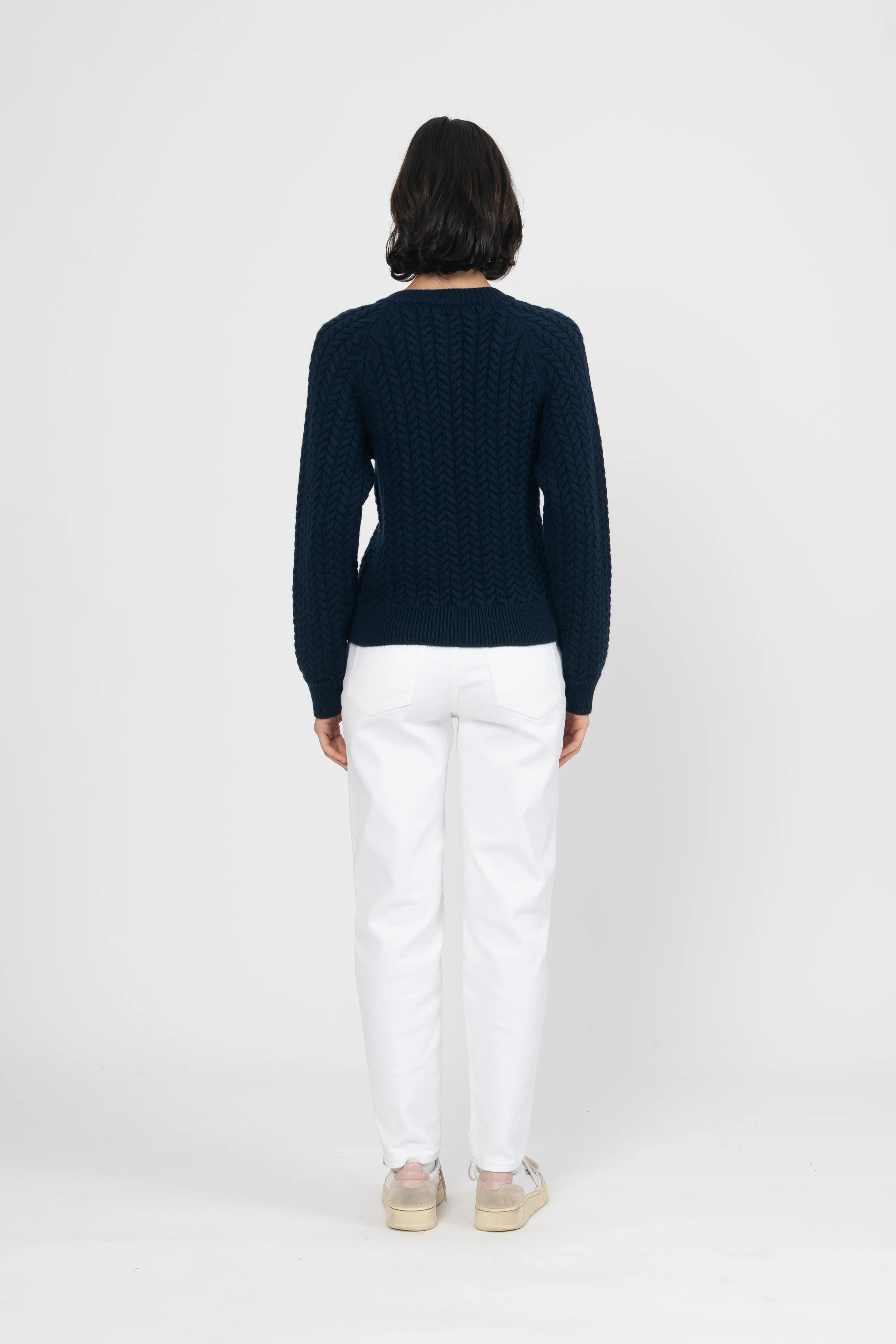 GILET MERINE - NAVY