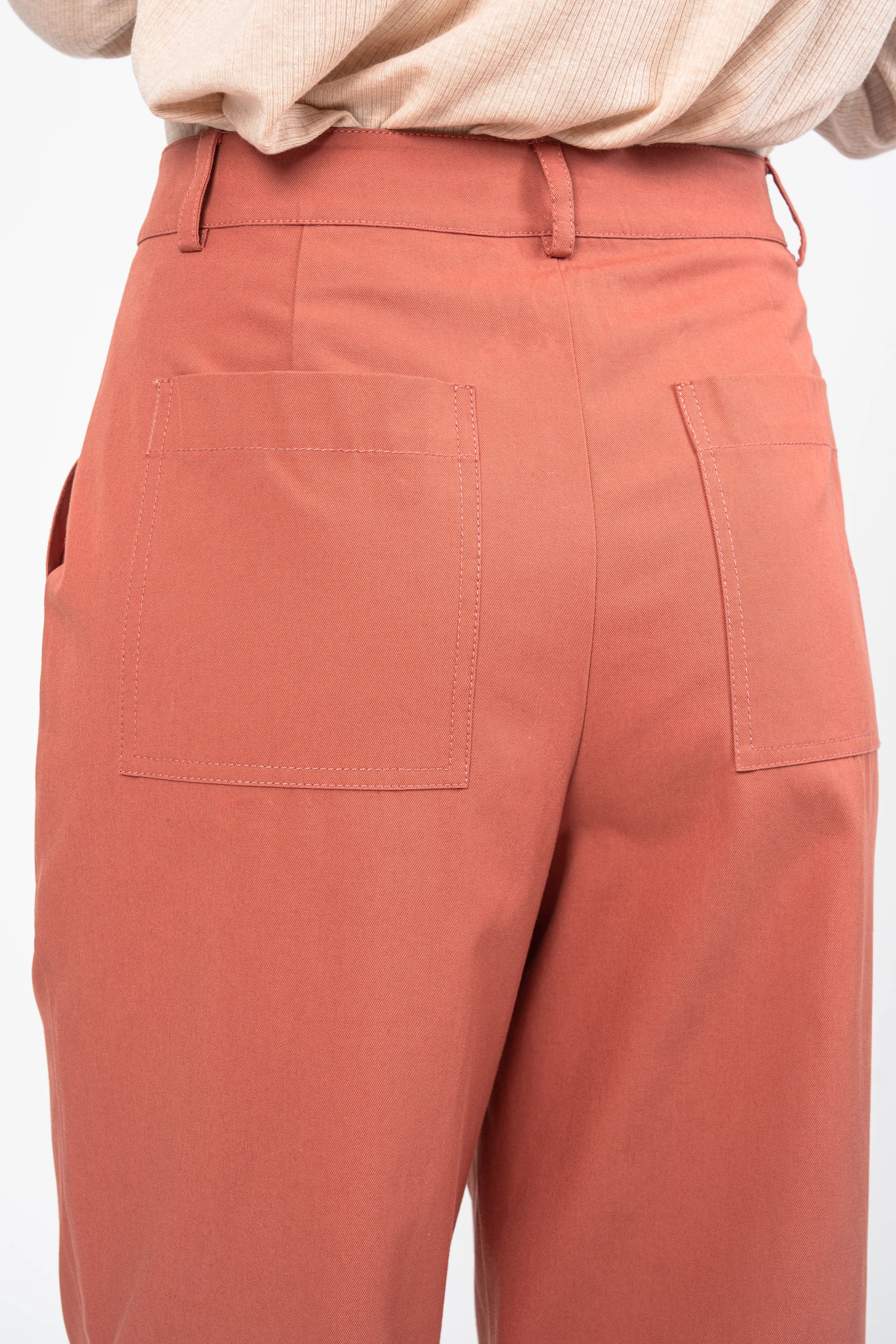 PANTALON CLEO - TERRACOTTA