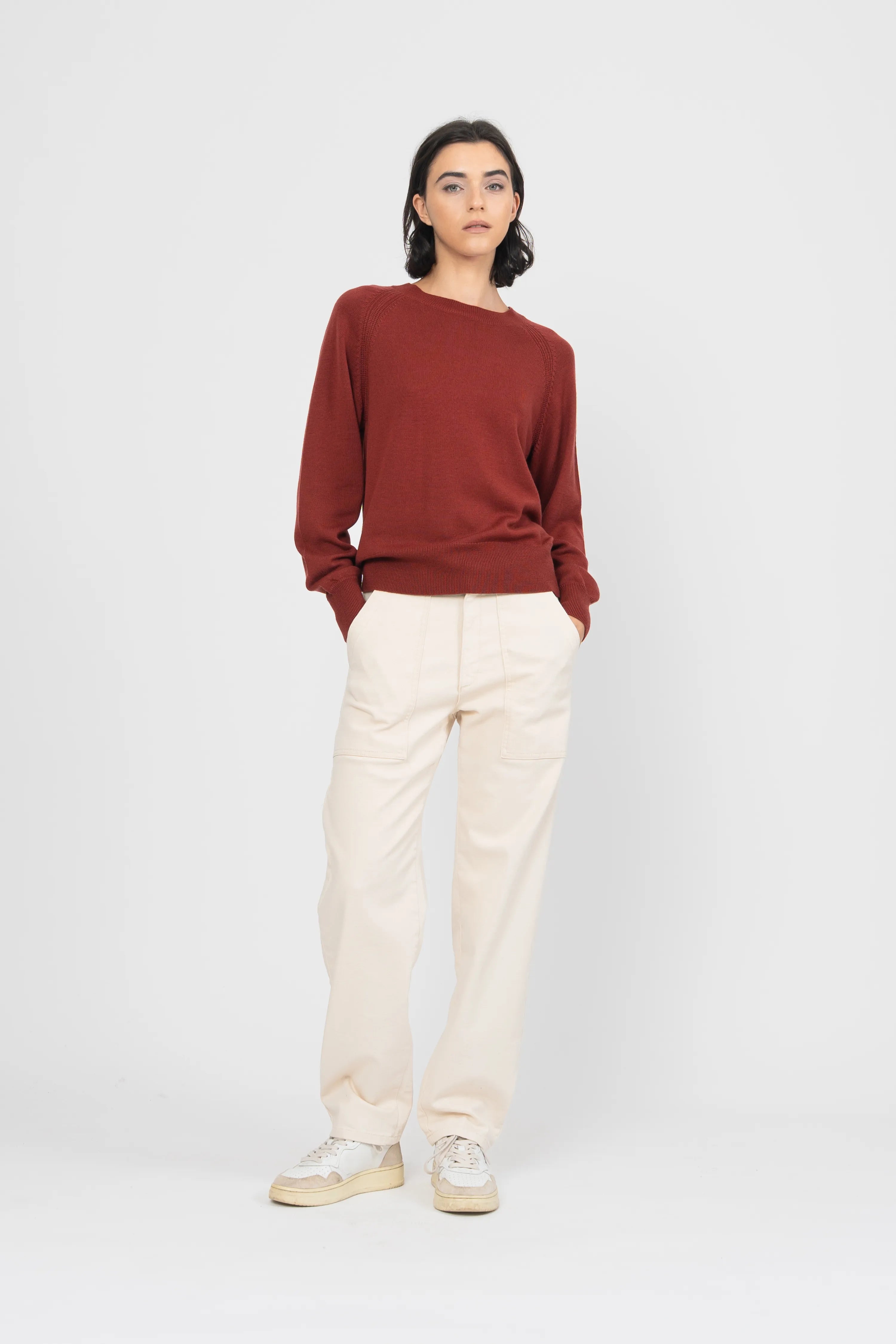 PULL MILLIE - BRIQUE