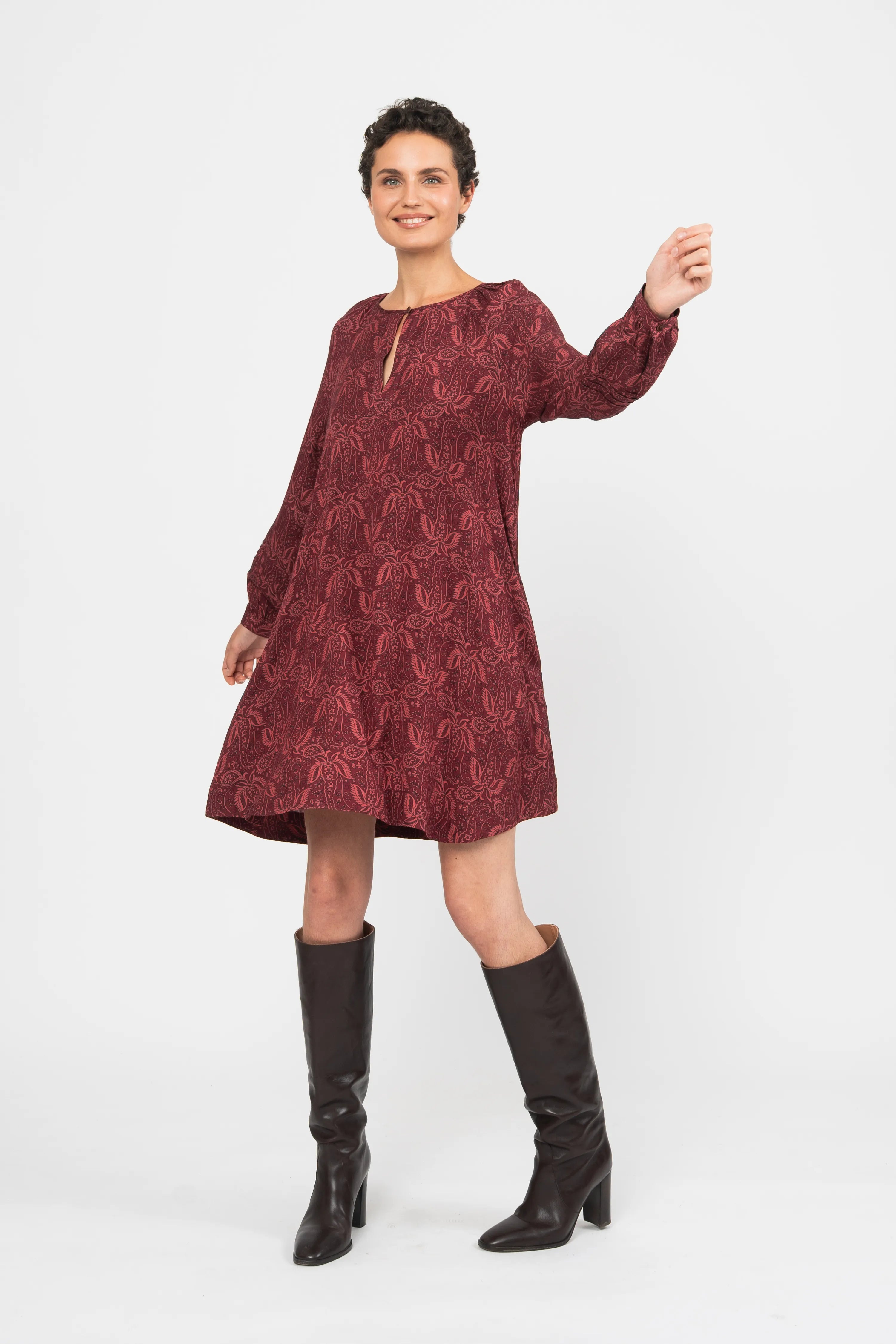 ROBE ELEA - PRINT PAISLEY