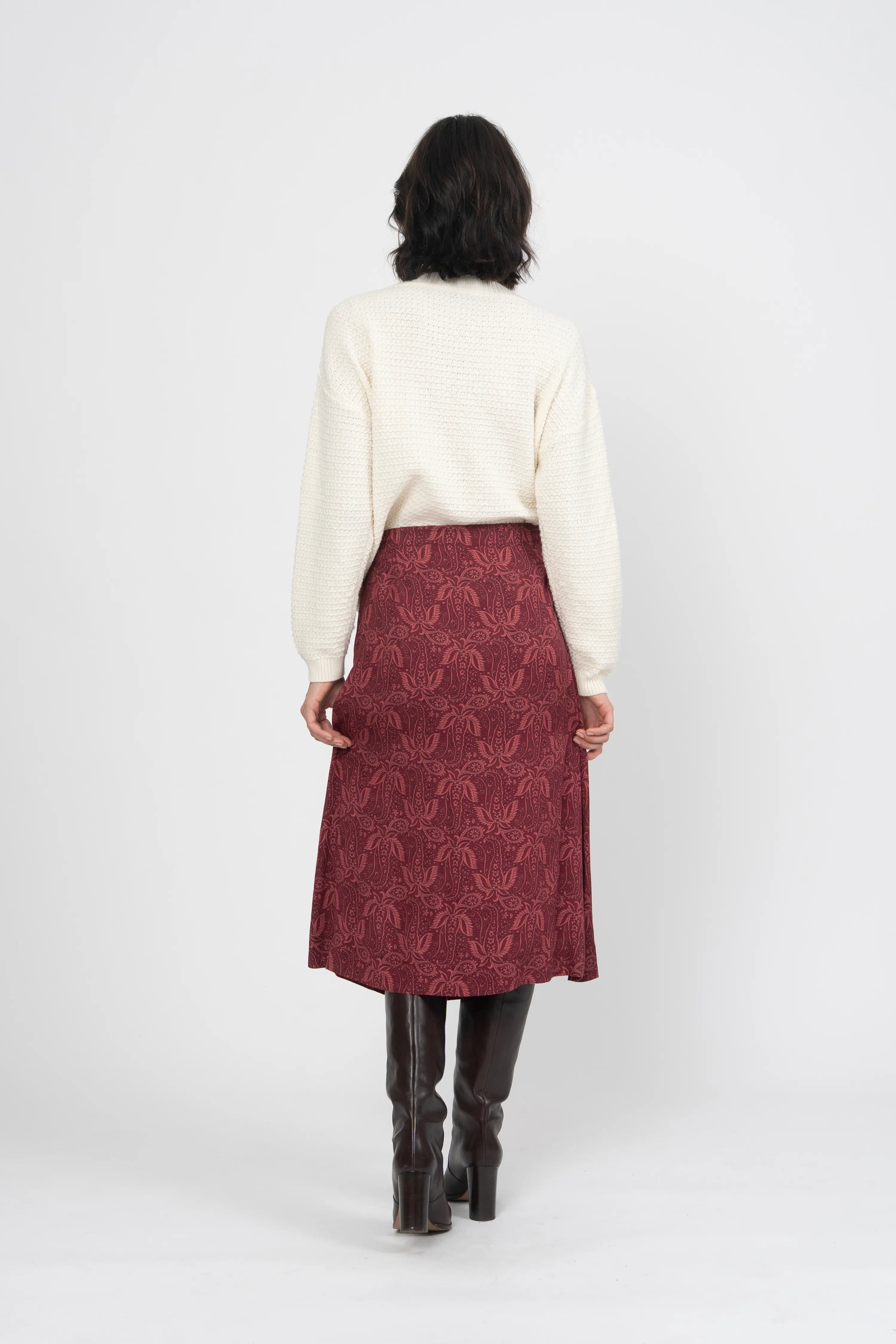 JUPE ESTELLE - PRINT PAISLEY