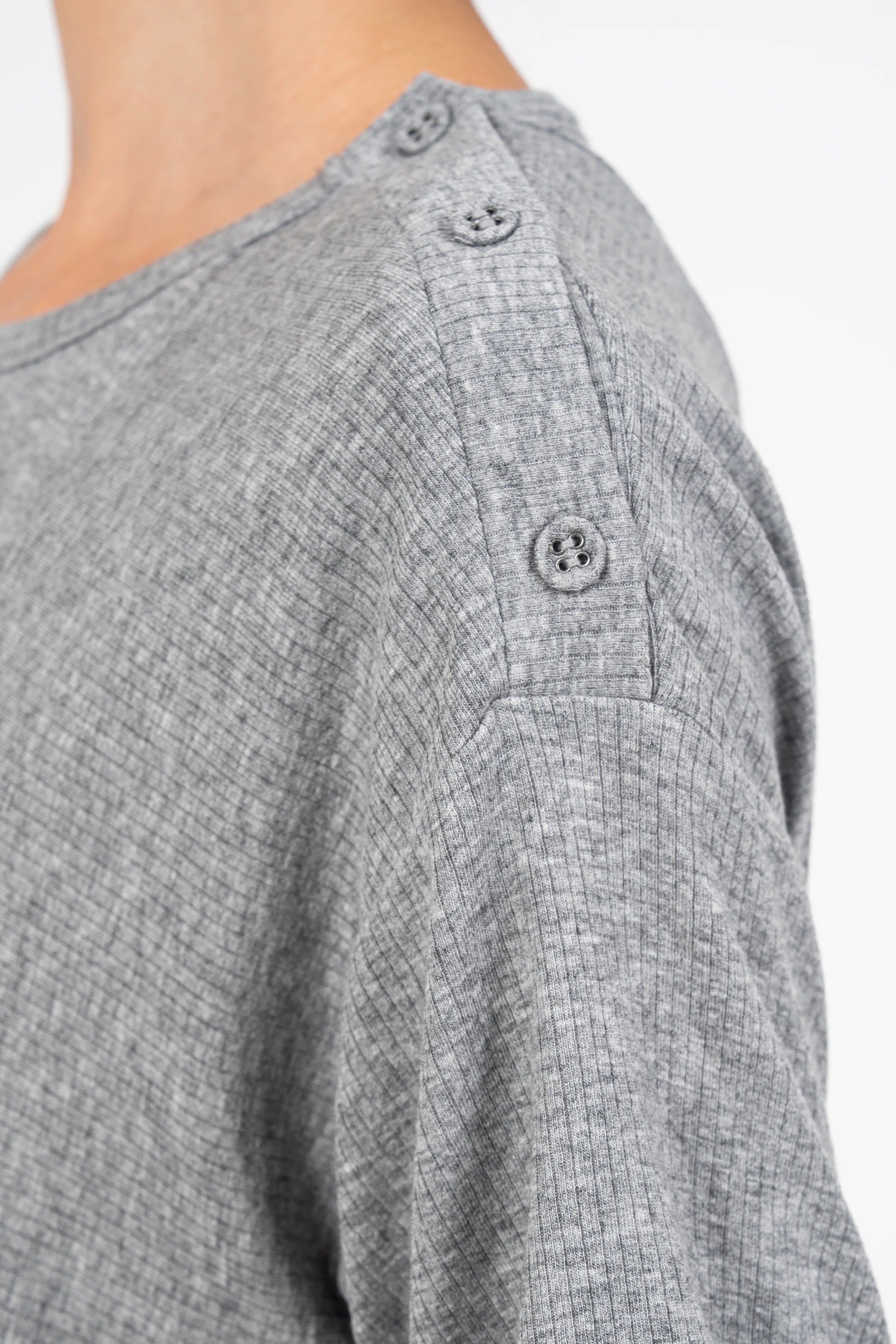 TEE-SHIRT TIB - GRIS CHINE