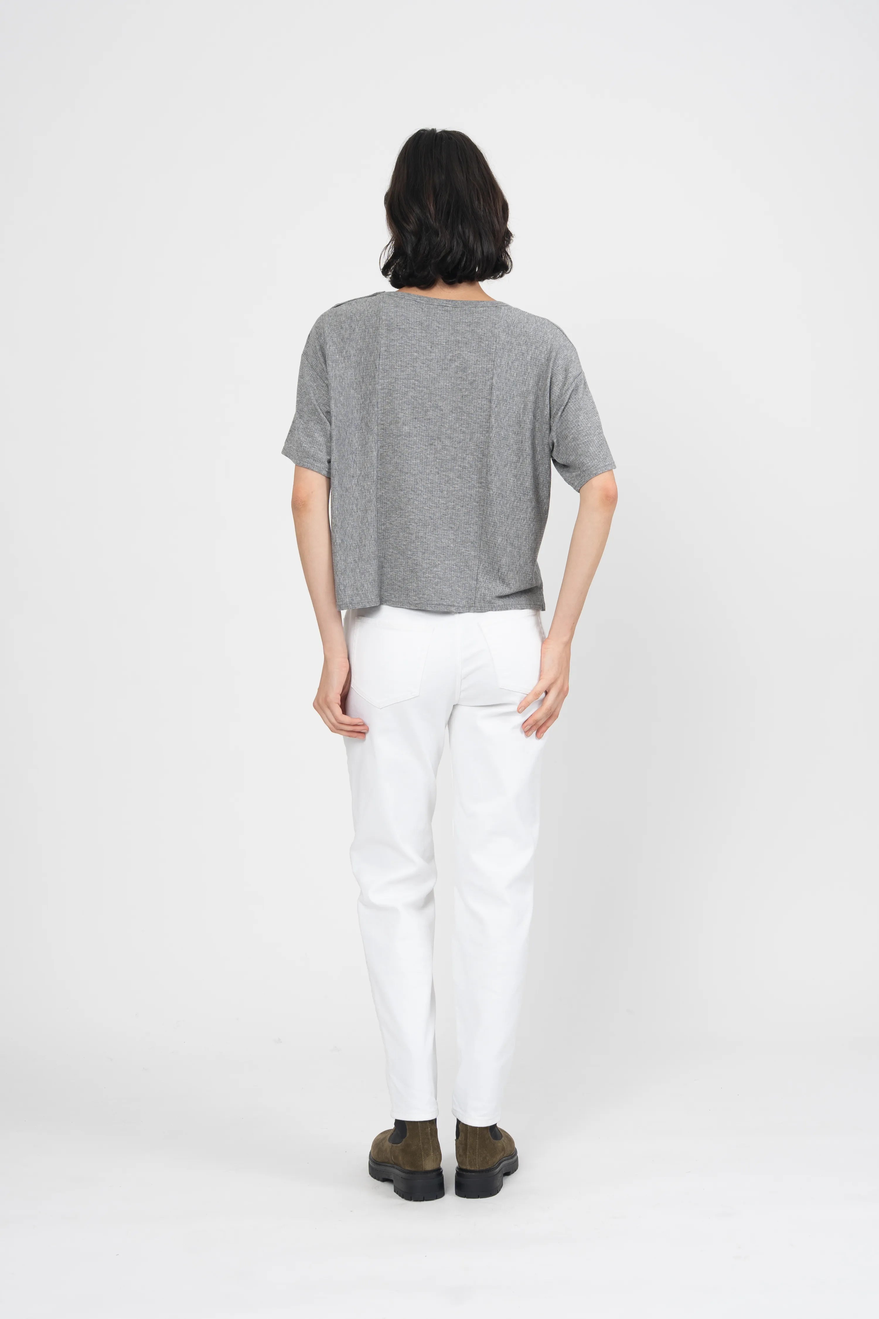 TEE-SHIRT TIB - GRIS CHINE