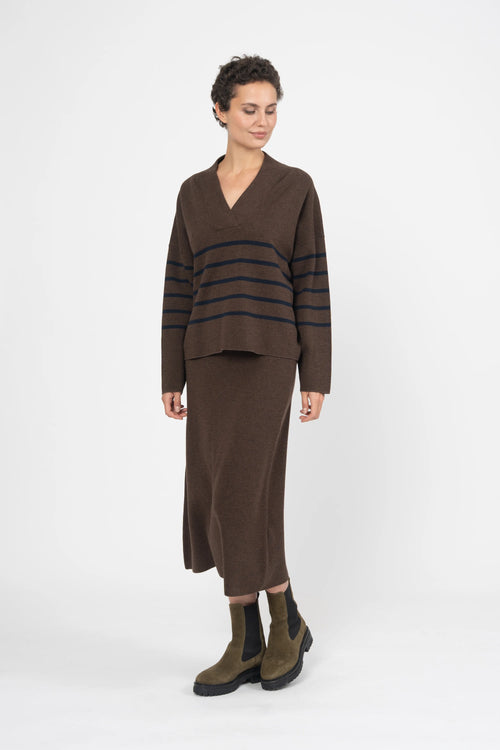 PULL BAMA - BROWN NAVY