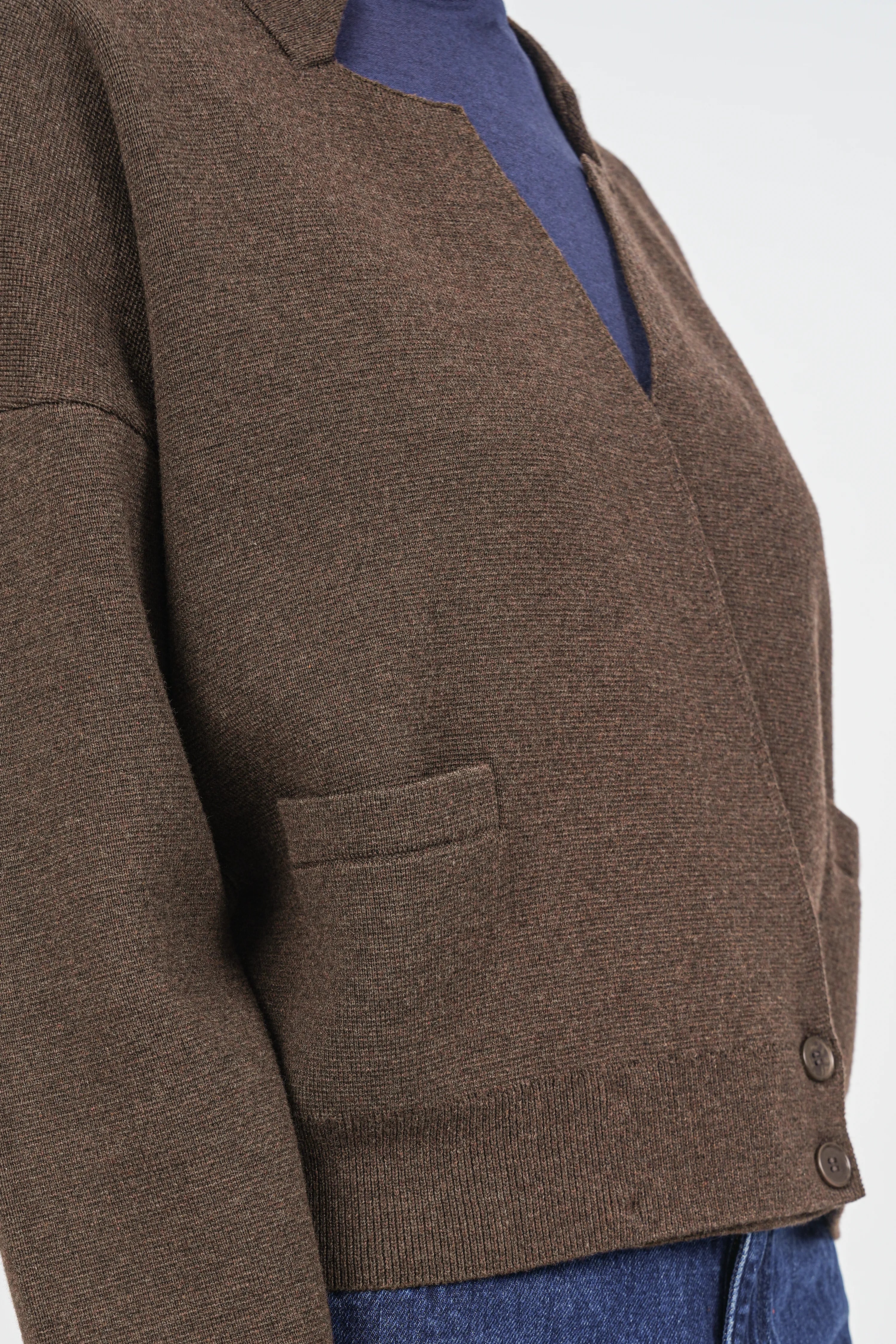 GILET BAMALA - DARK BROWN