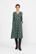 ROBE ELOI - PRINT PAISLEY VERT