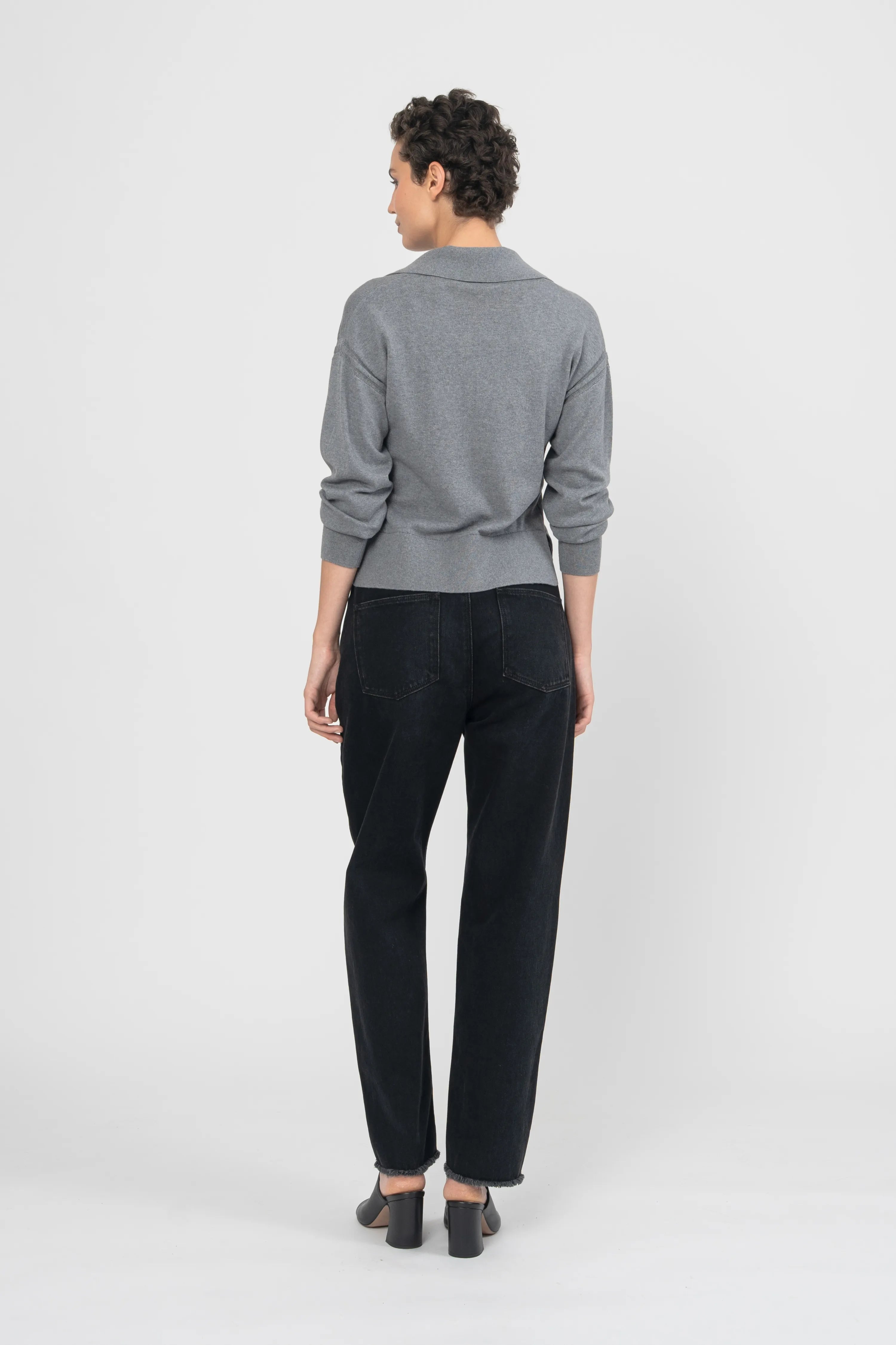 PULL MONTONI - GRIS CHINE