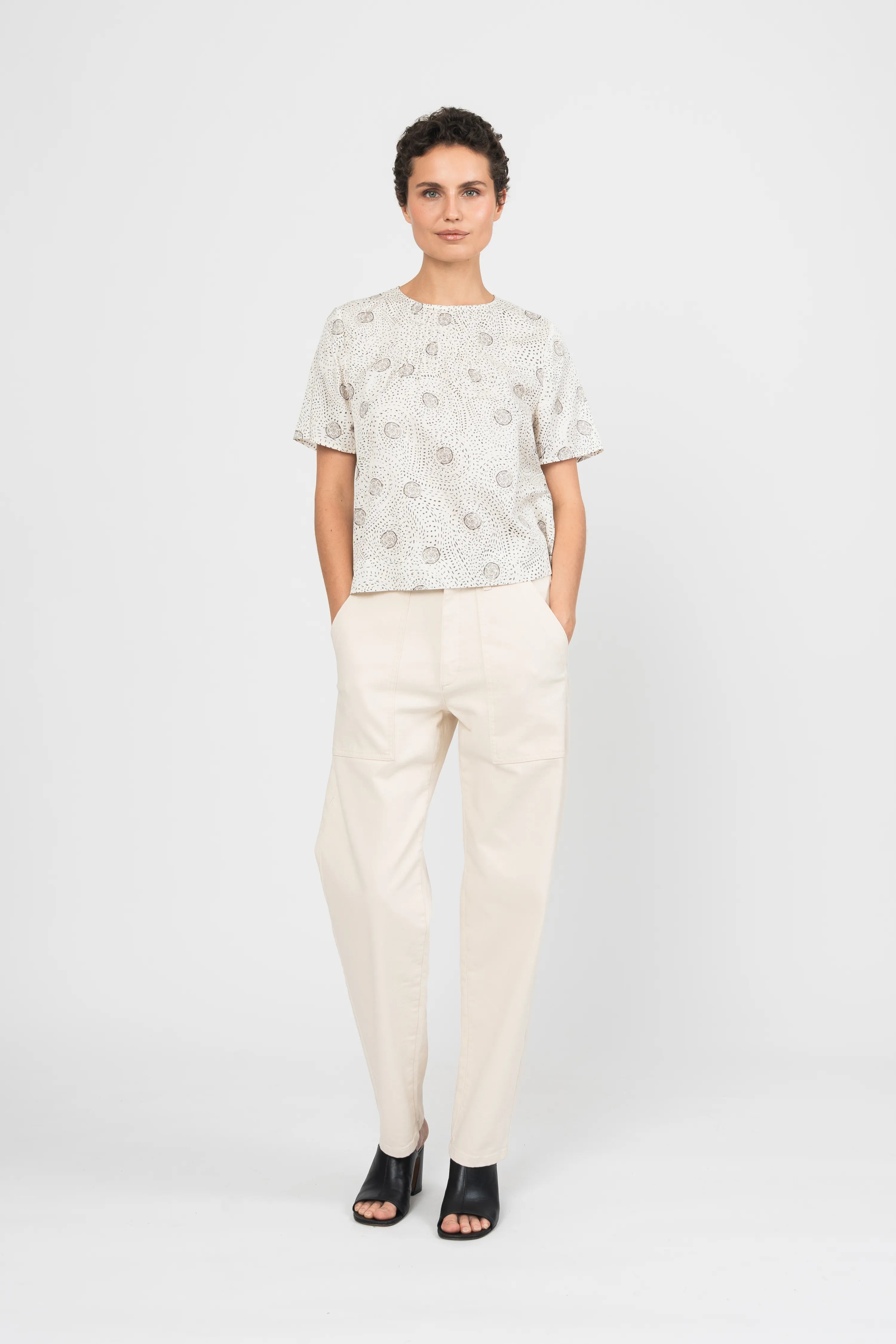 BLOUSE PAVELITO - PRINT POINTILLES