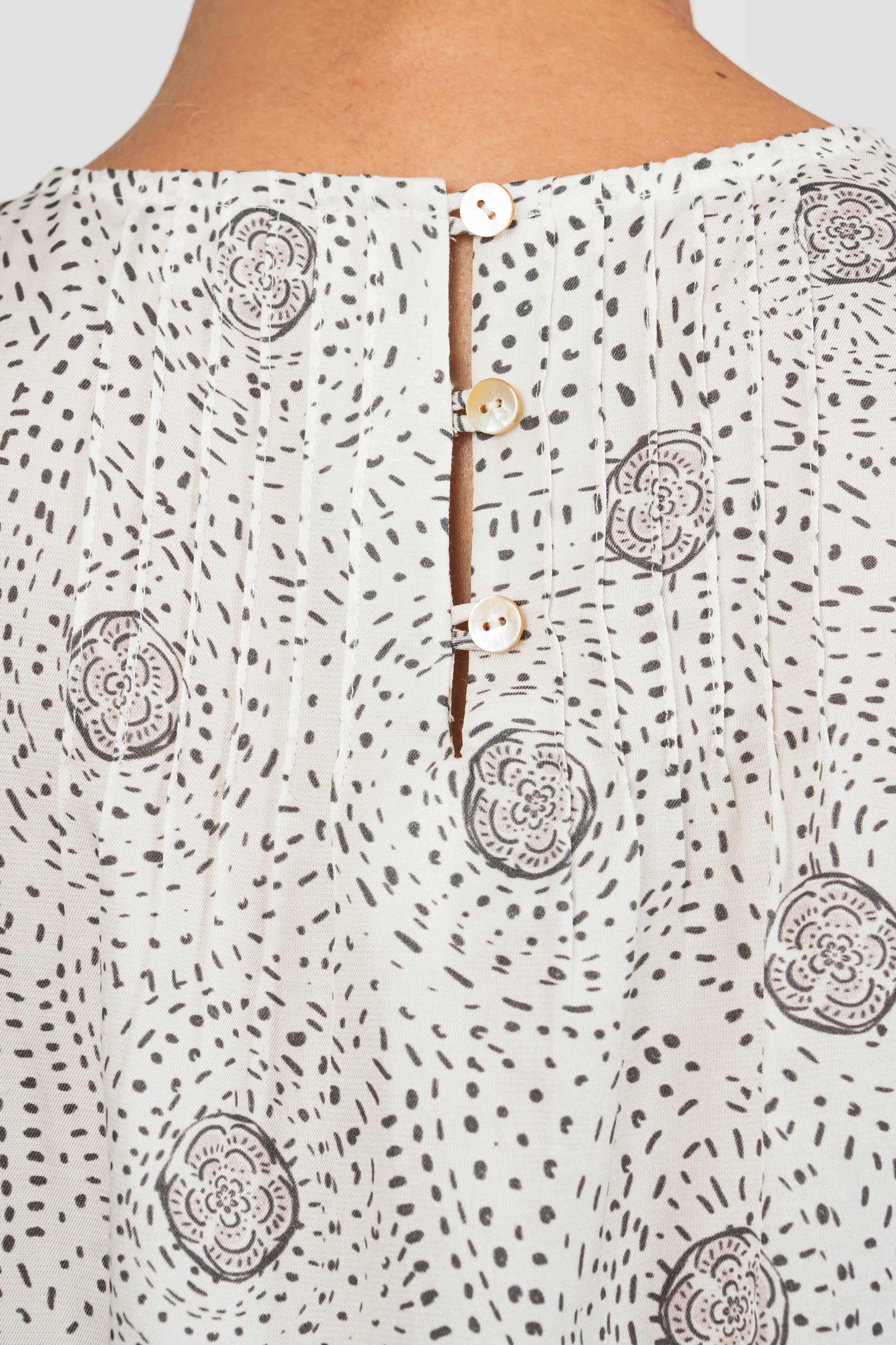 BLOUSE PAVELITO - PRINT POINTILLES