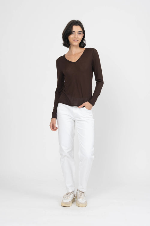 TEE-SHIRT TONYA - MARRON