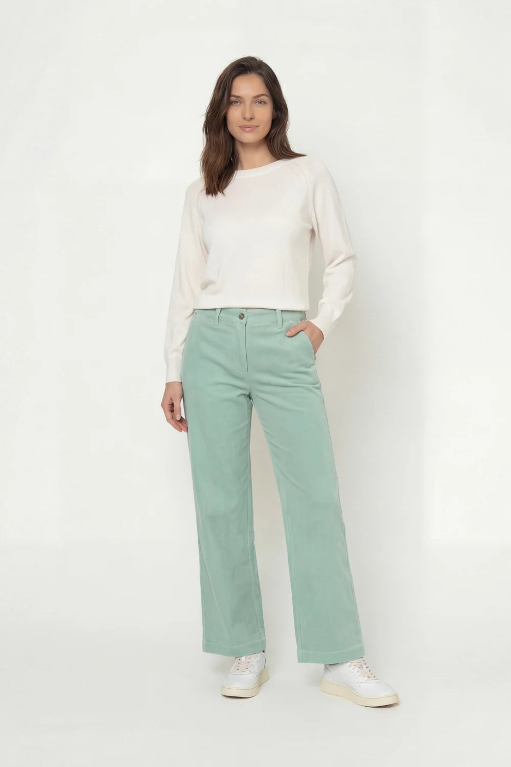 PANTALON FARAH - AQUA