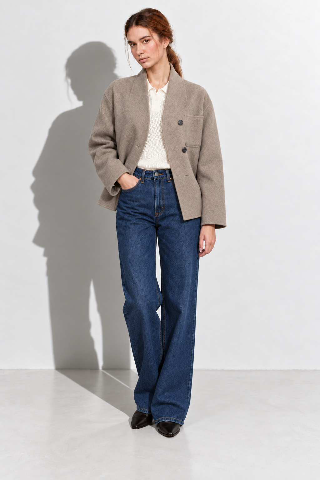 MANTEAU FLORIANE - TAUPE