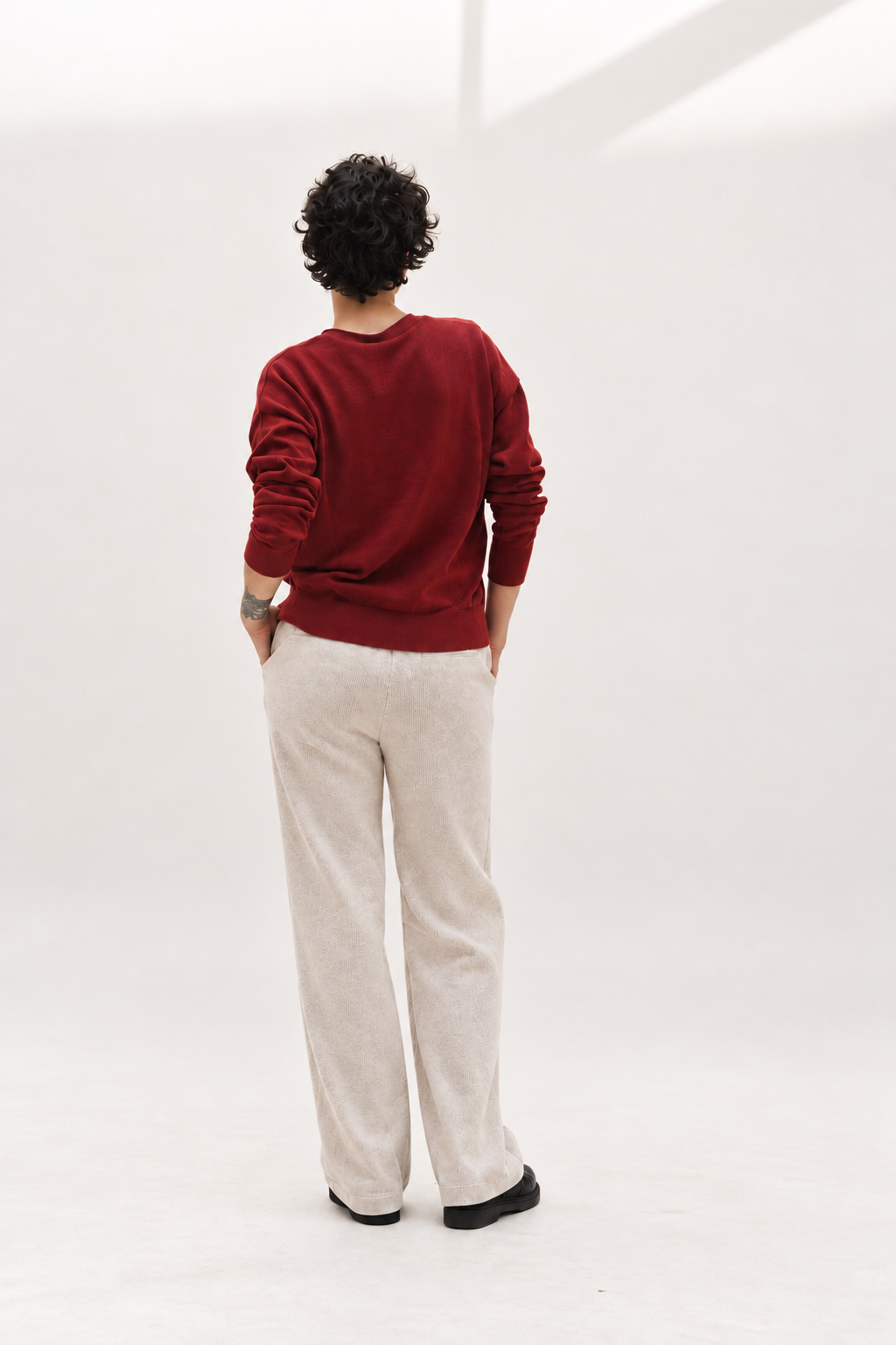 PANTALON CONSTANCE - BEIGE CHINE