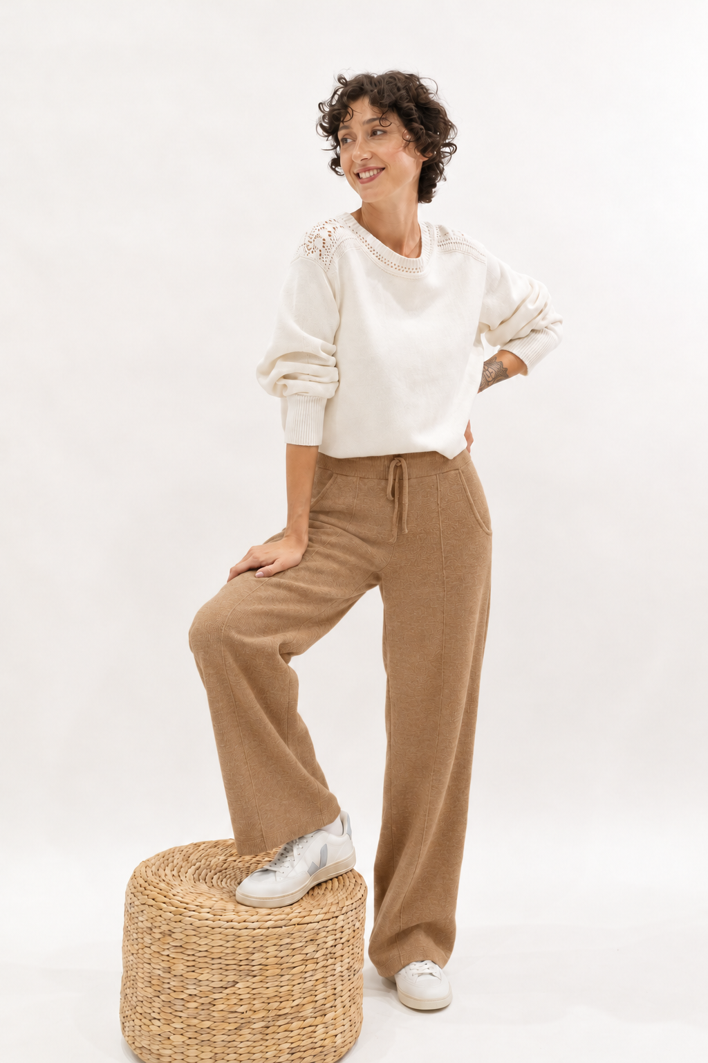 PANTALON CONSTANCE - CAMEL