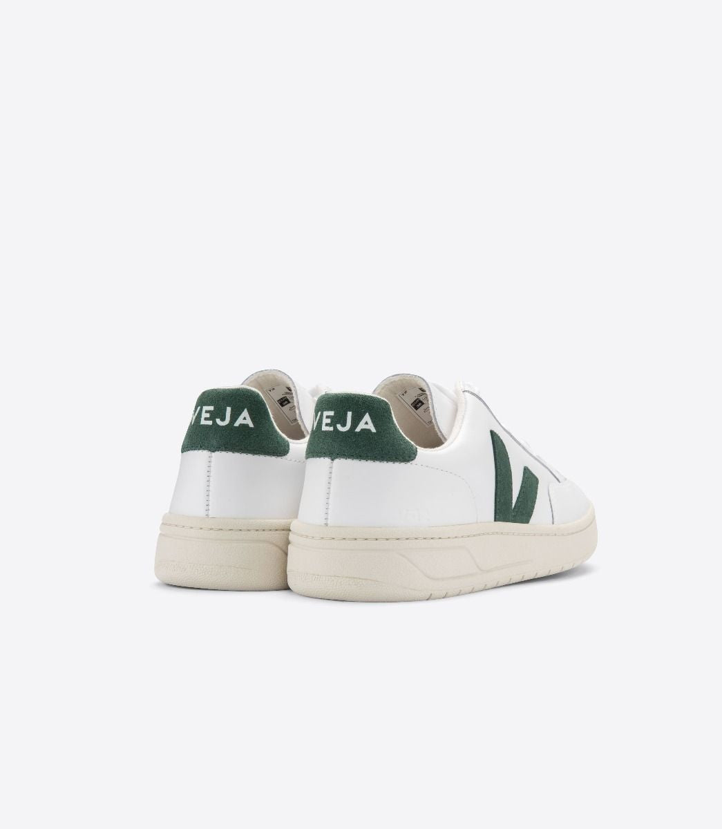 BASKETS VEJA V12  - OFF WHITE/EMERAUDE