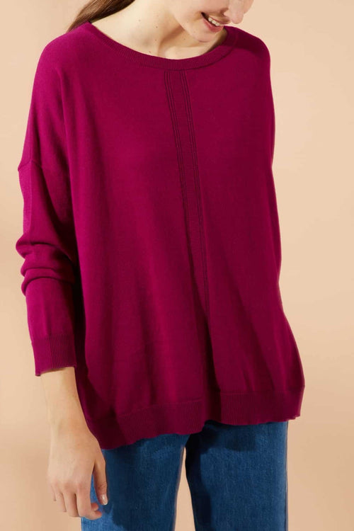 PULL TABITA - GRENAT