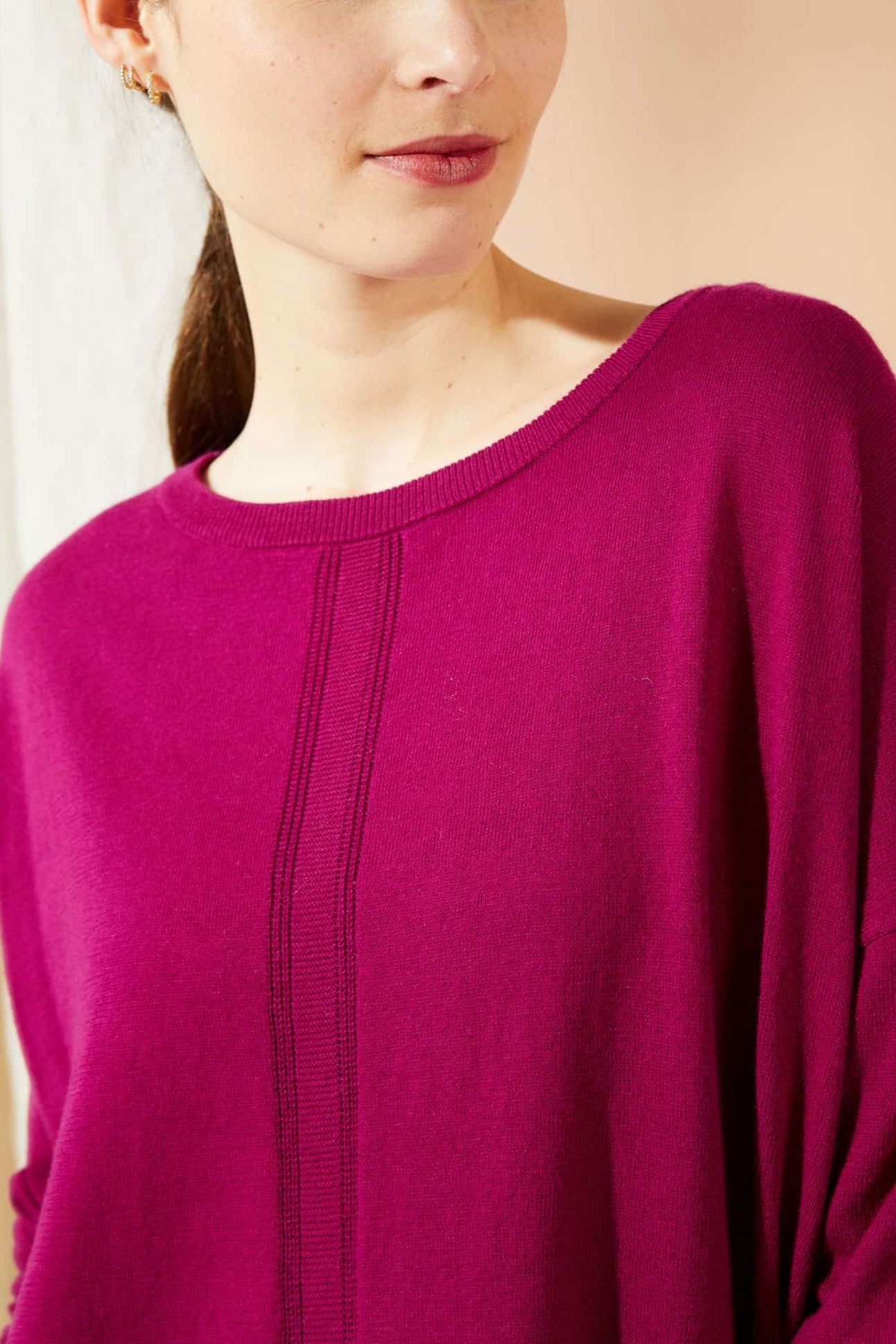 PULL TABITA - GRENAT