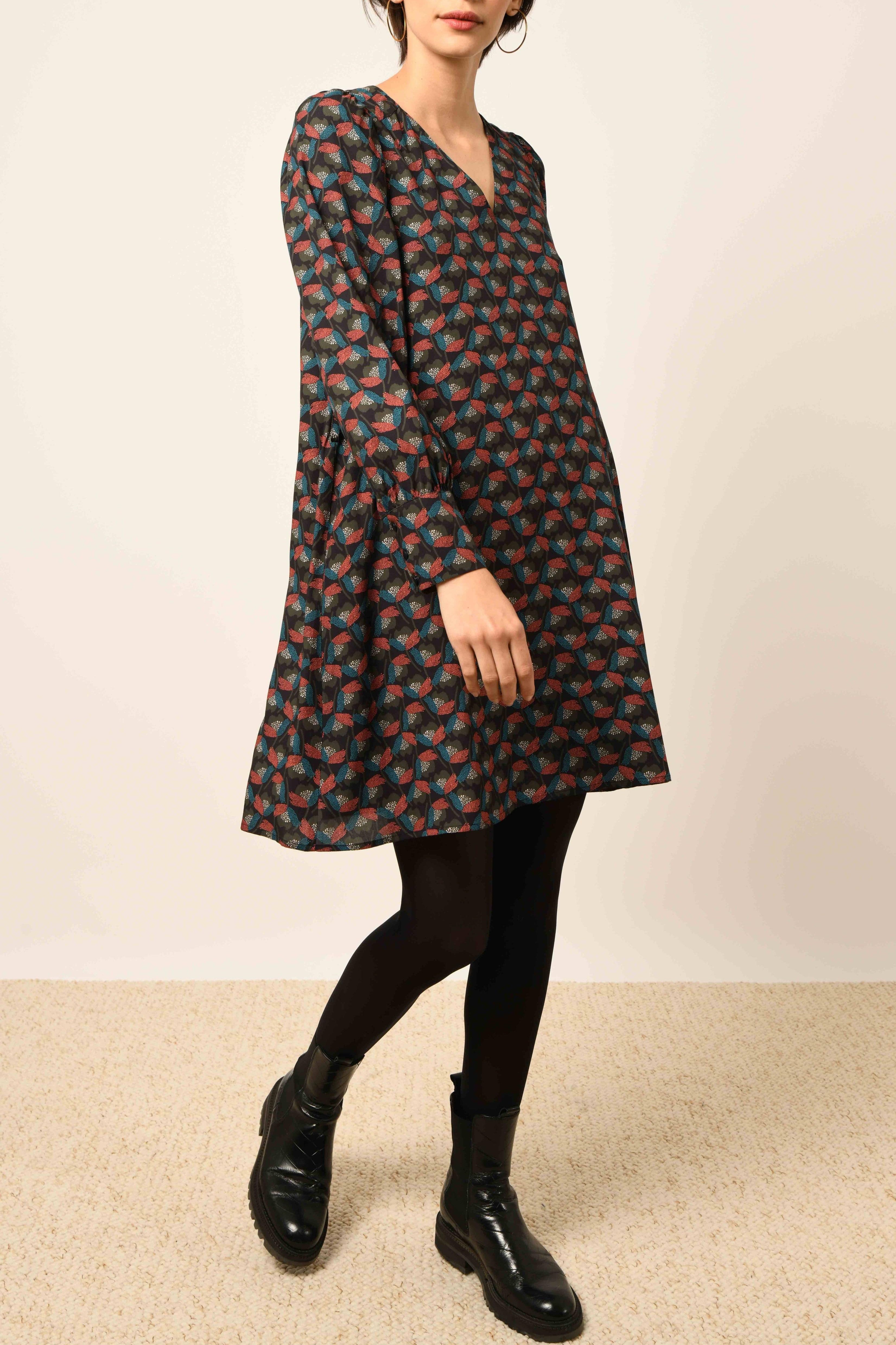 ROBE PACEY - PRINT COQUELICOT