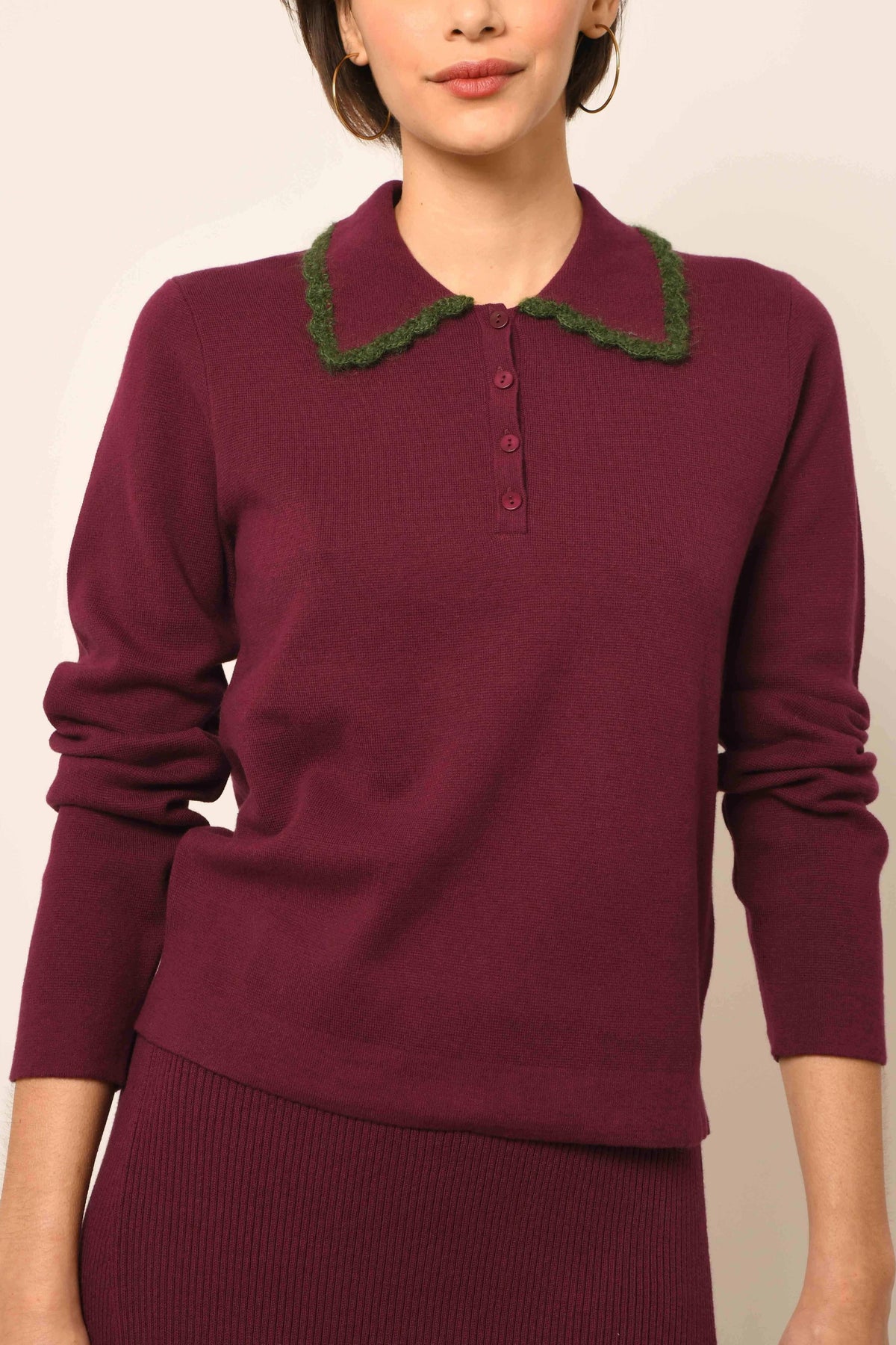 PULL MONTREY - CRAMBERRY