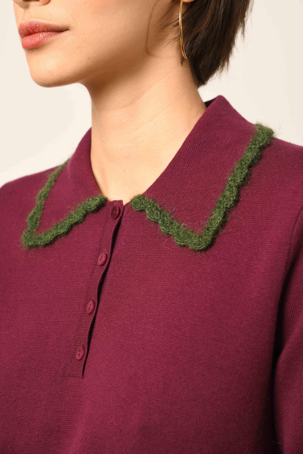 PULL MONTREY - CRAMBERRY