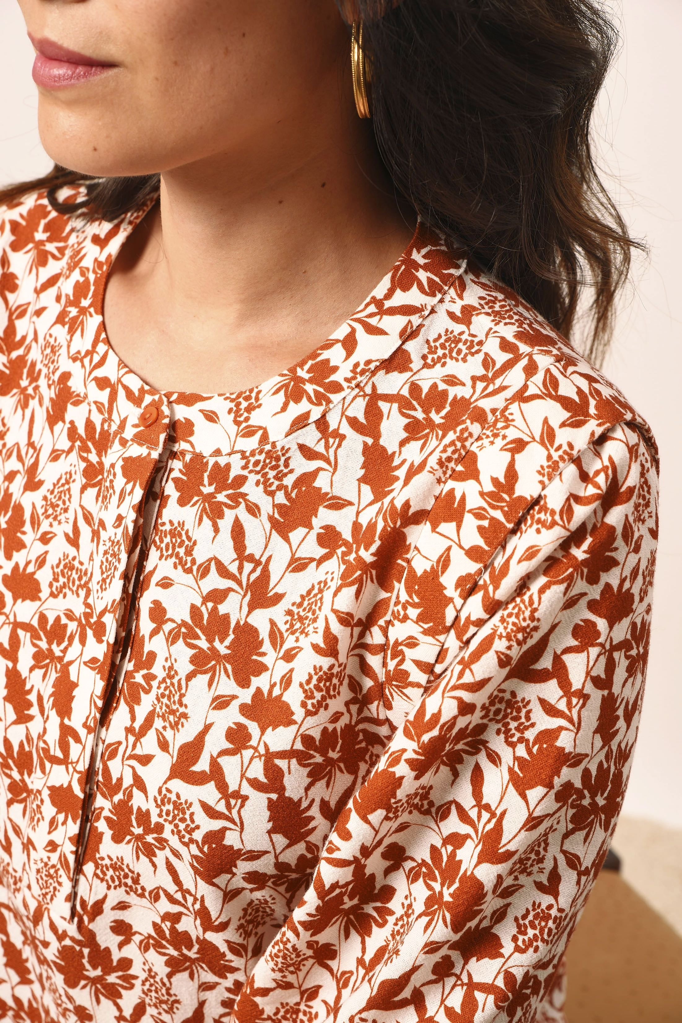 BLOUSE PRALINE - PRINT LAVANDOU