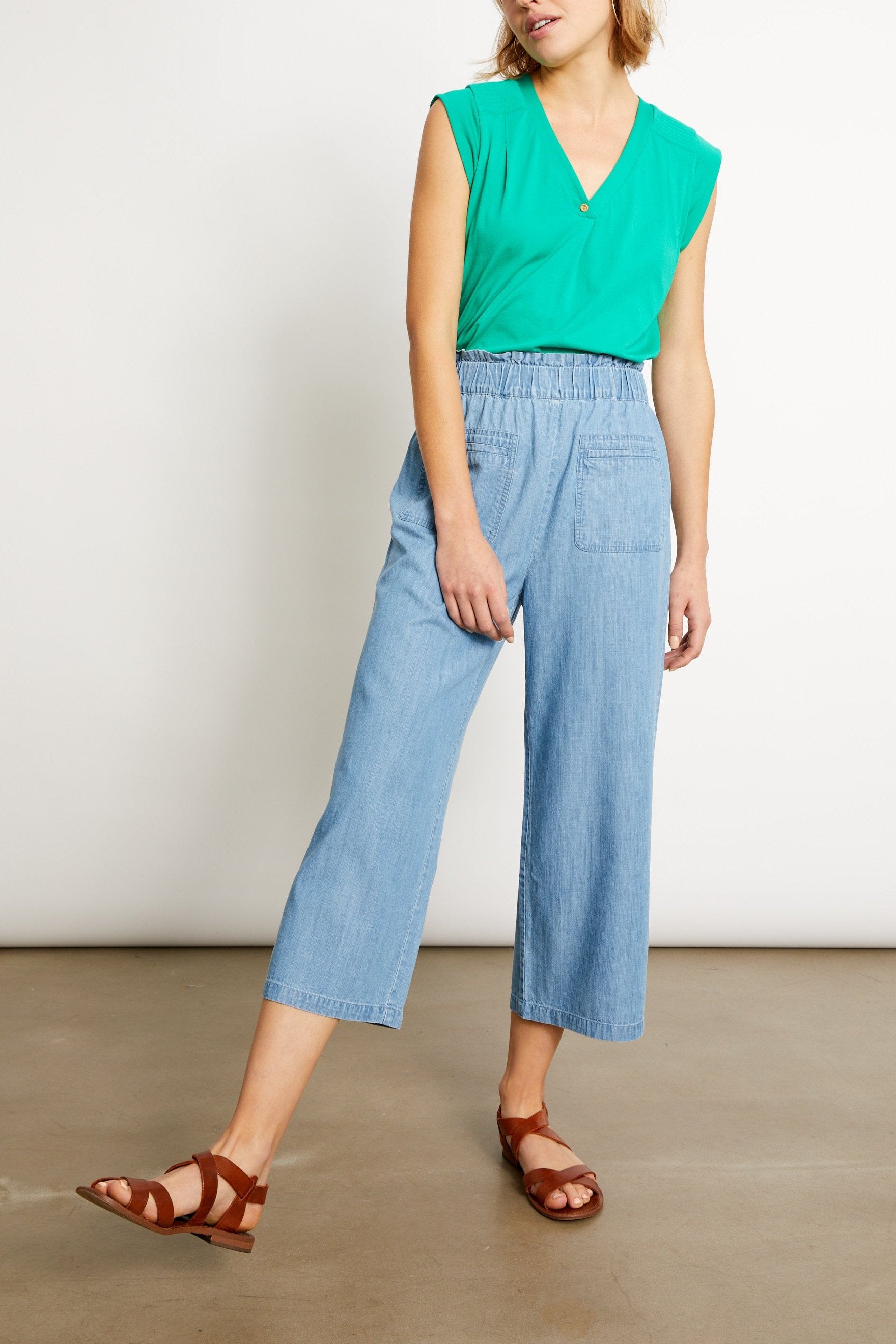 PANTALON CHAM - TENCEL BLEACH